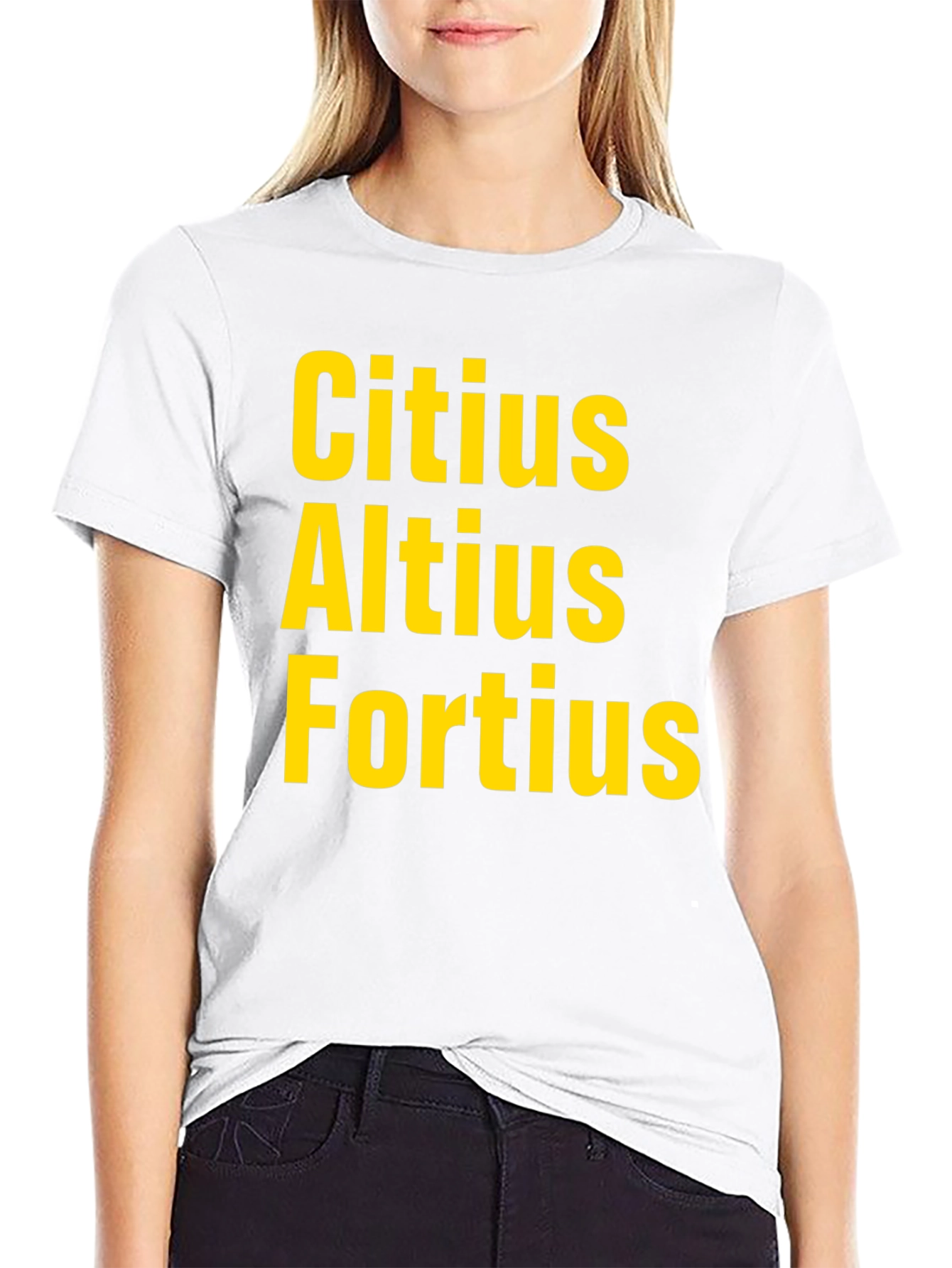 Citius Altius Fortius T-Shirt - Black