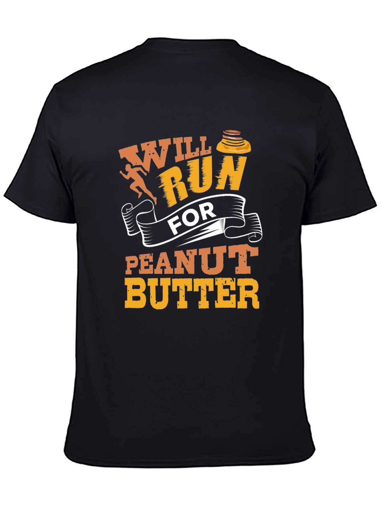Will Run For Peanut Butter Graphic Tee