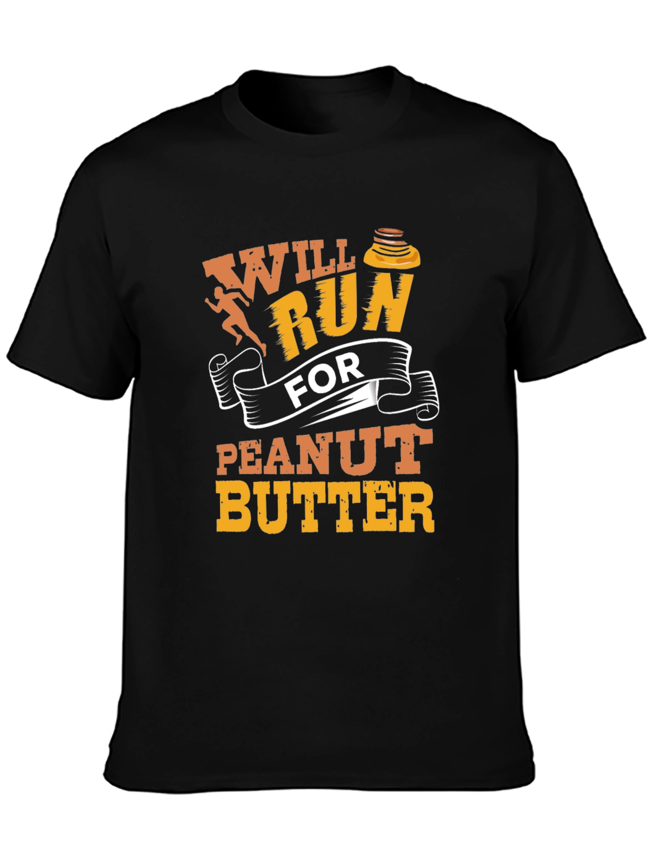 Will Run For Peanut Butter Graphic Tee