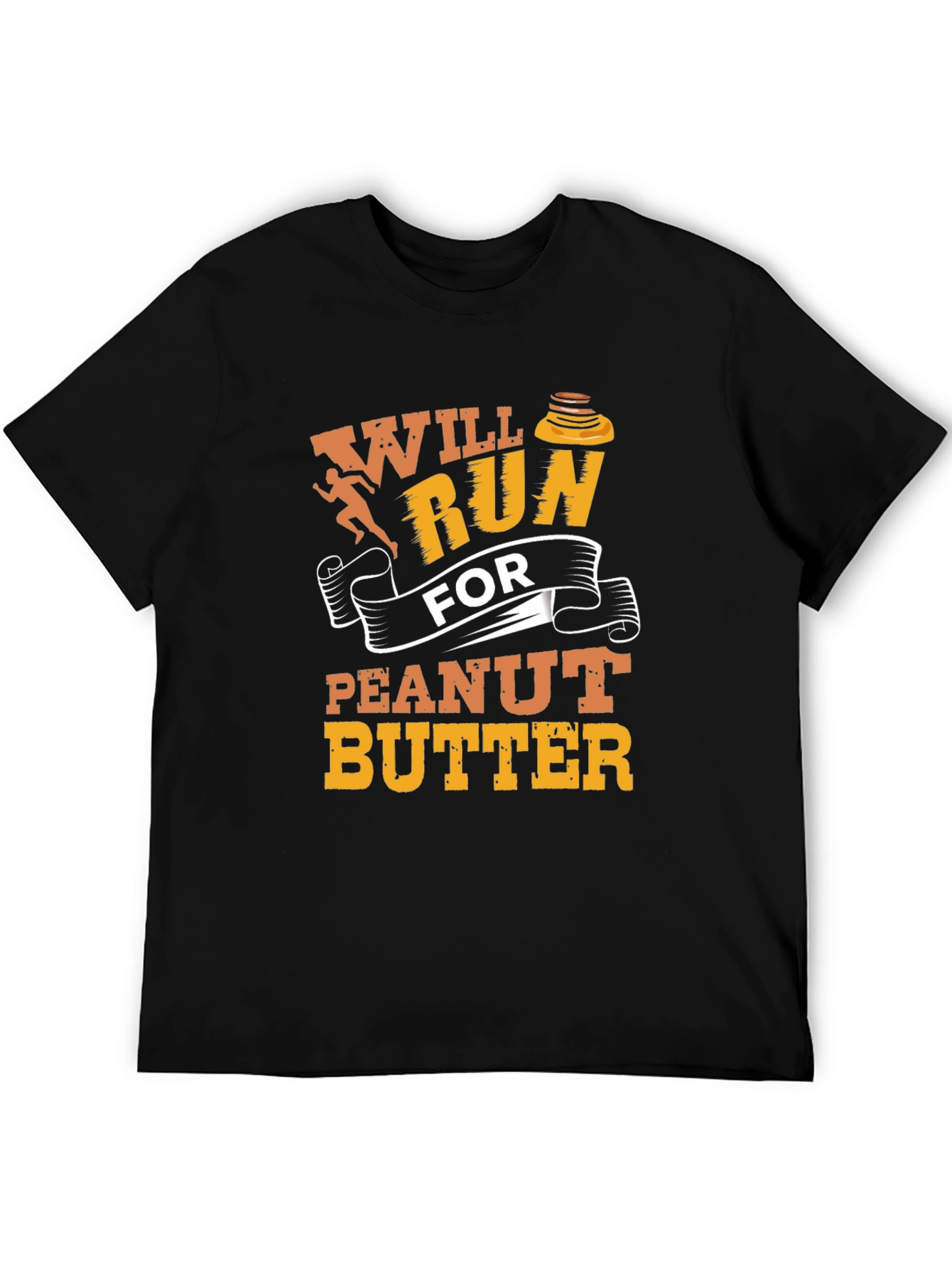 Will Run For Peanut Butter Graphic Tee