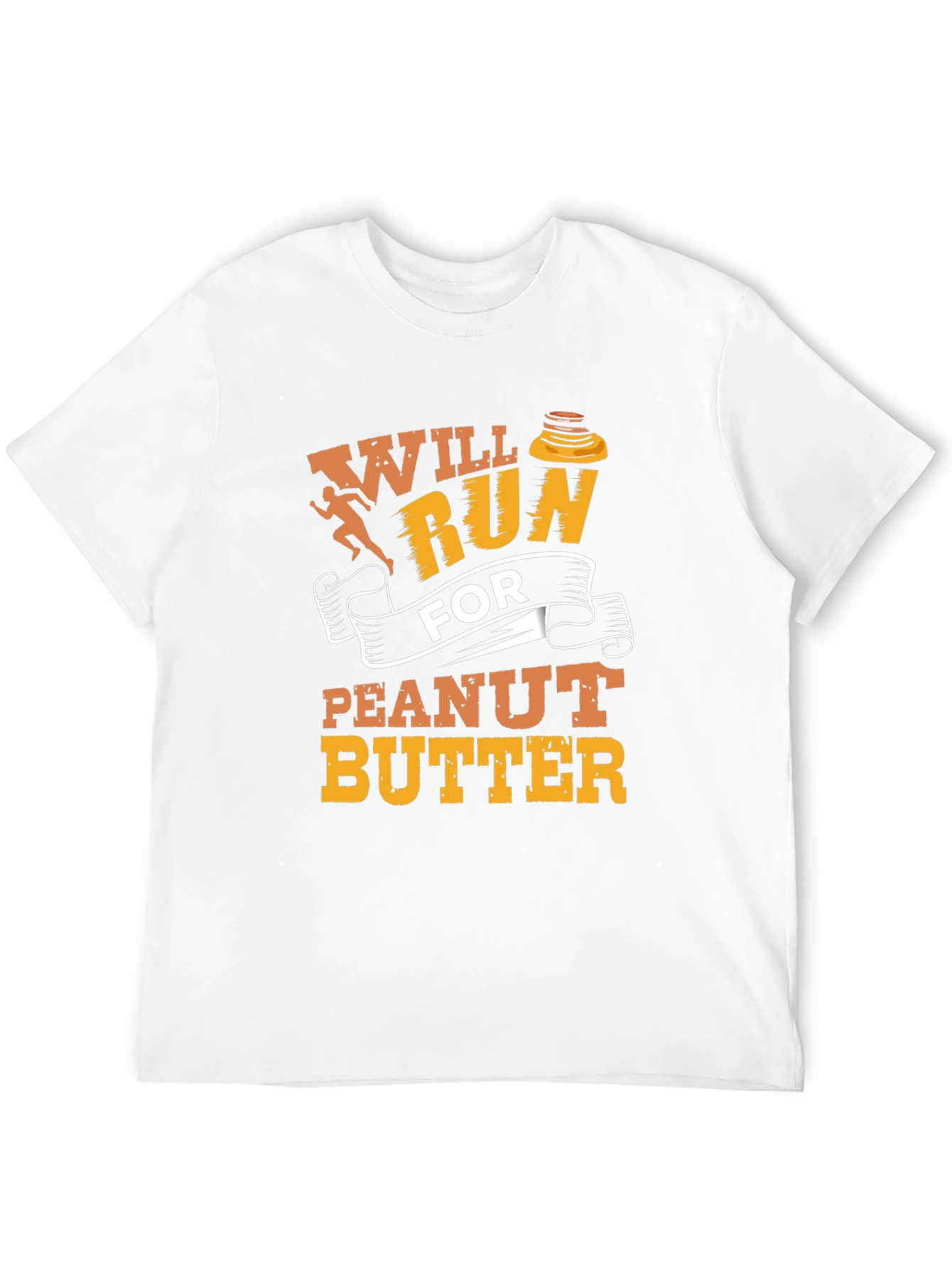 Will Run For Peanut Butter Graphic Tee