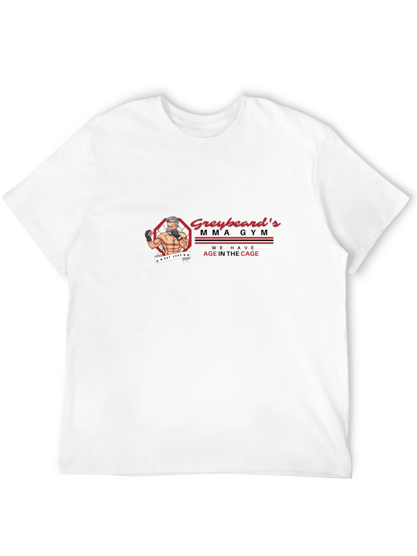 Greybeards MMA Gym Black T-Shirt