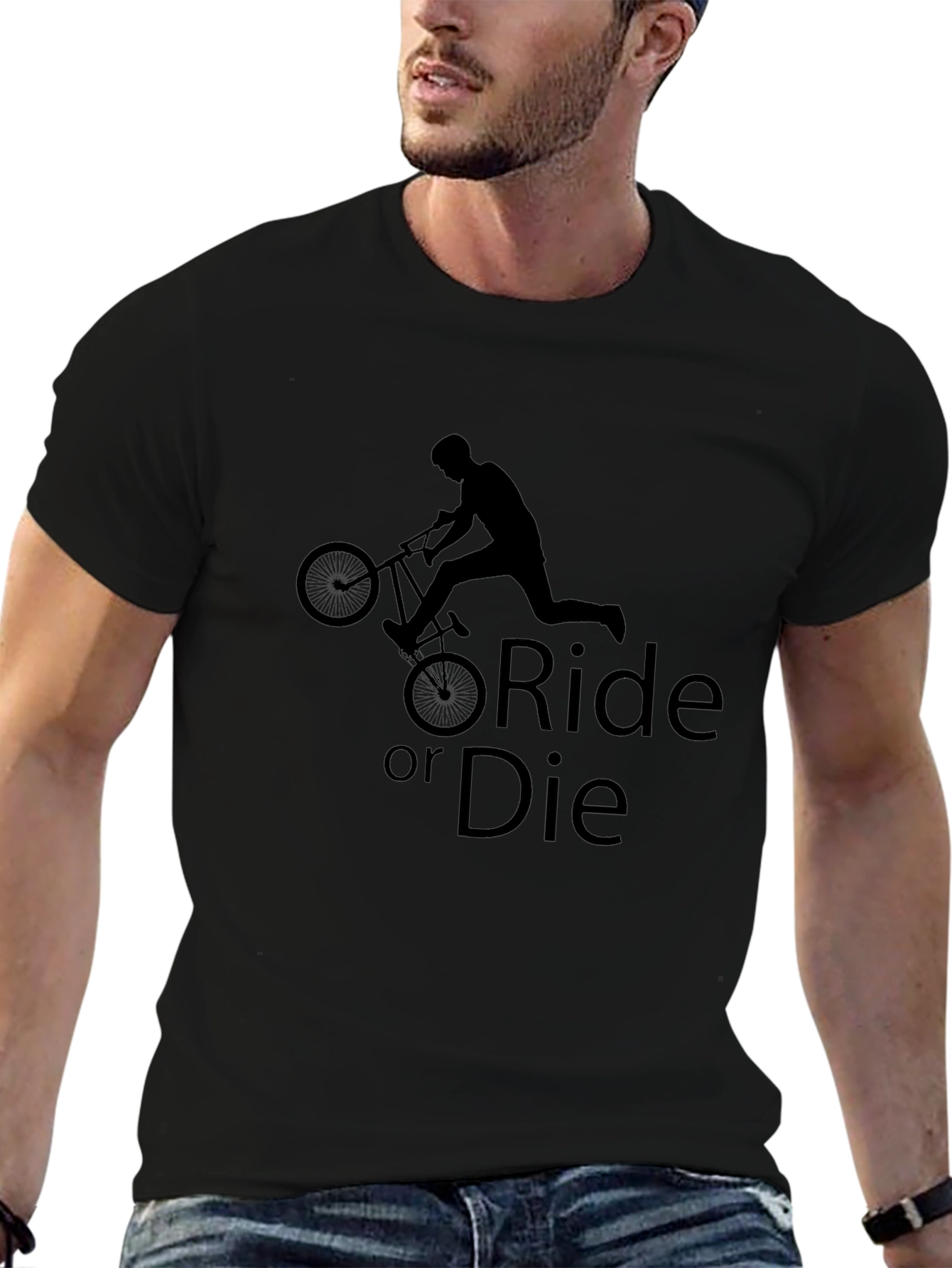 Ride or Die T-Shirt - Black Graphic Tee