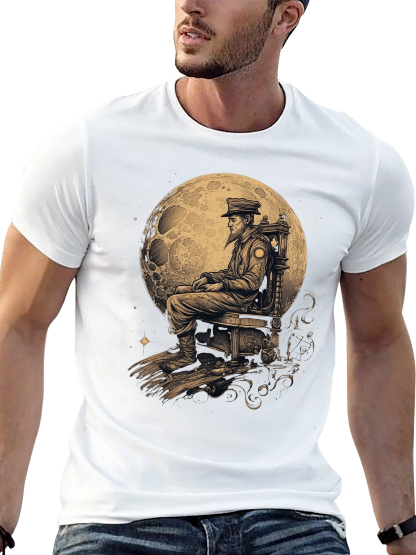 Moon Captain Graphic T-Shirt