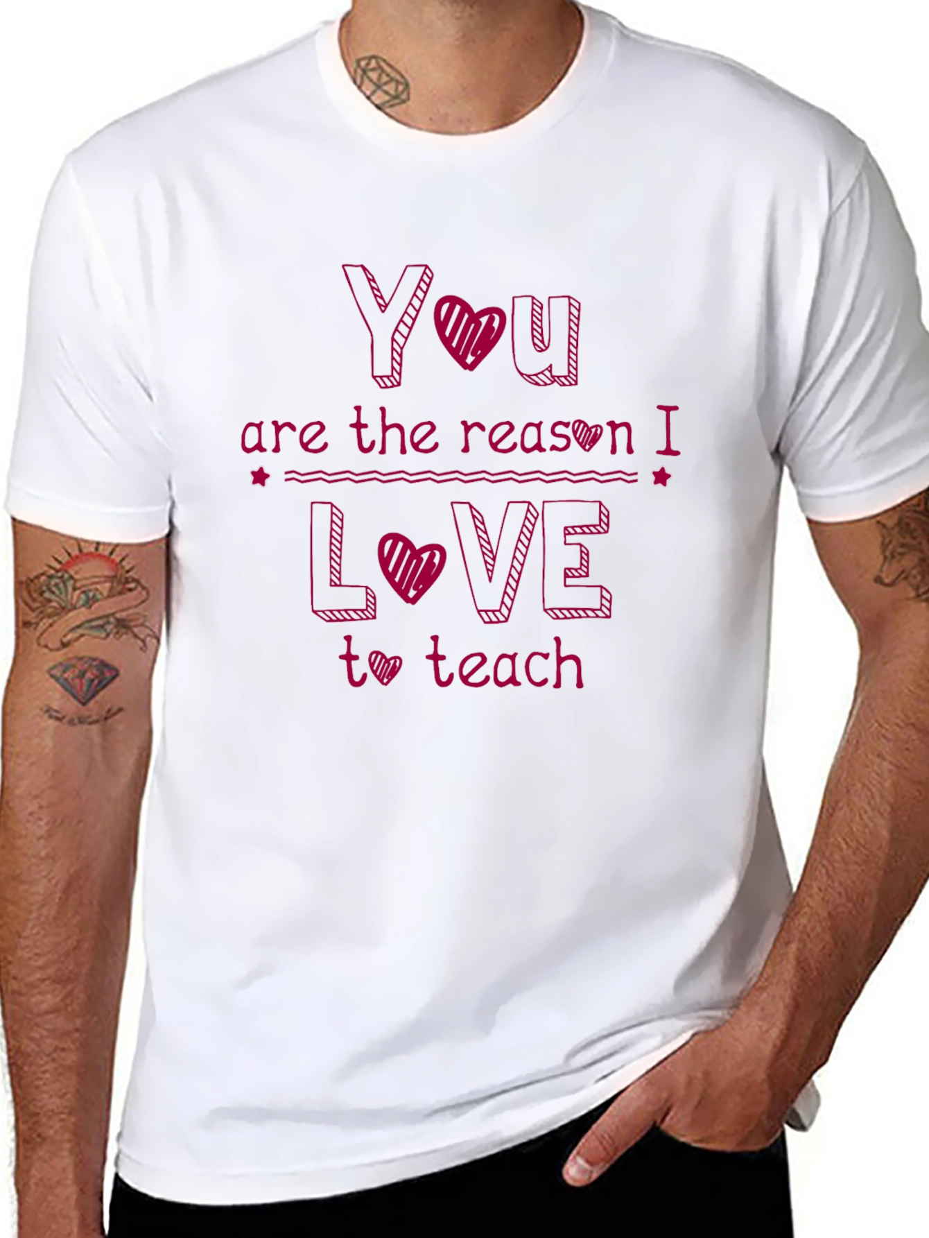 Teacher Appreciation Graphic Tee - You Love to Teach