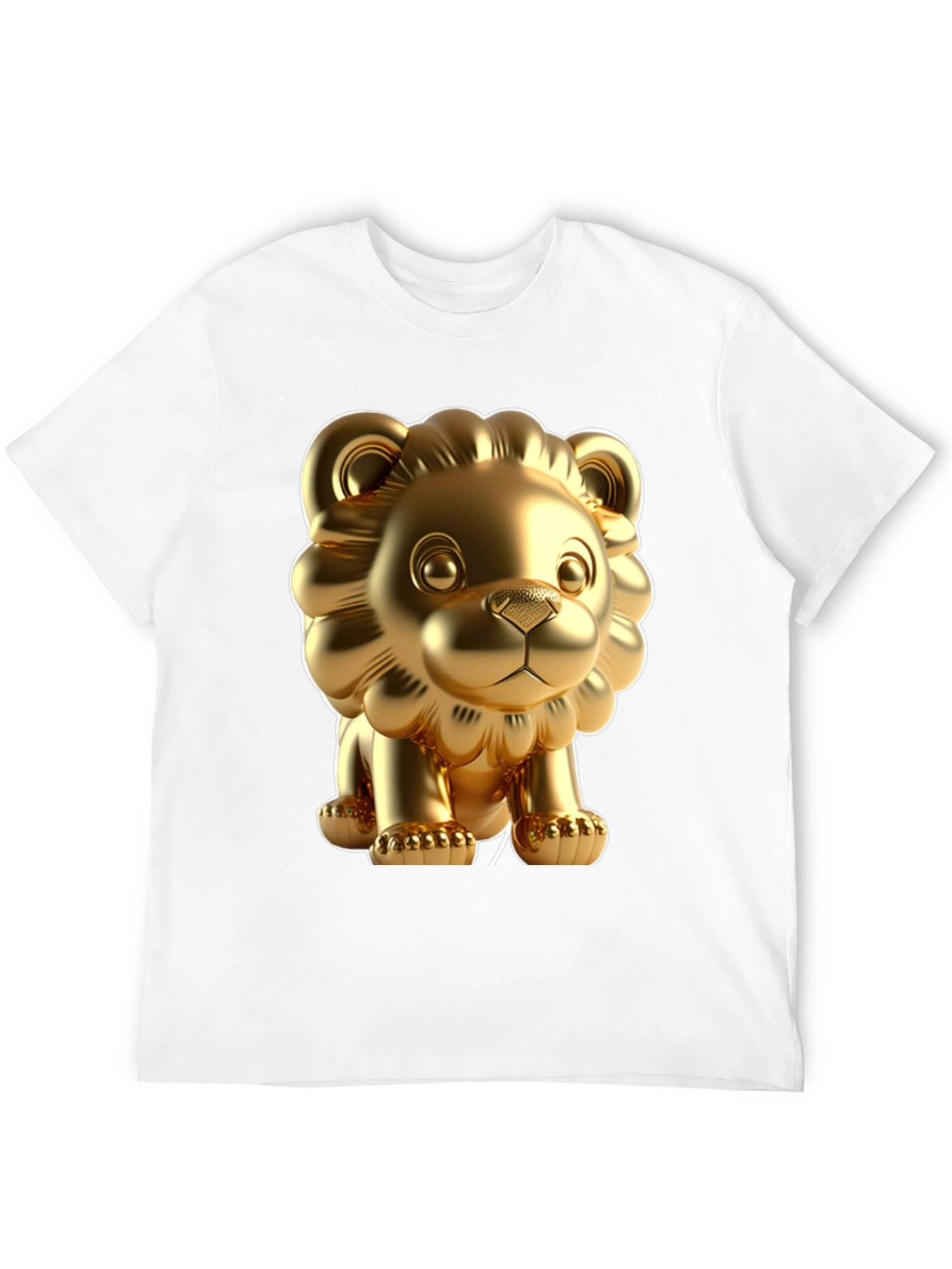 Golden Lion Graphic Tee - Bold Style Soft Fabric