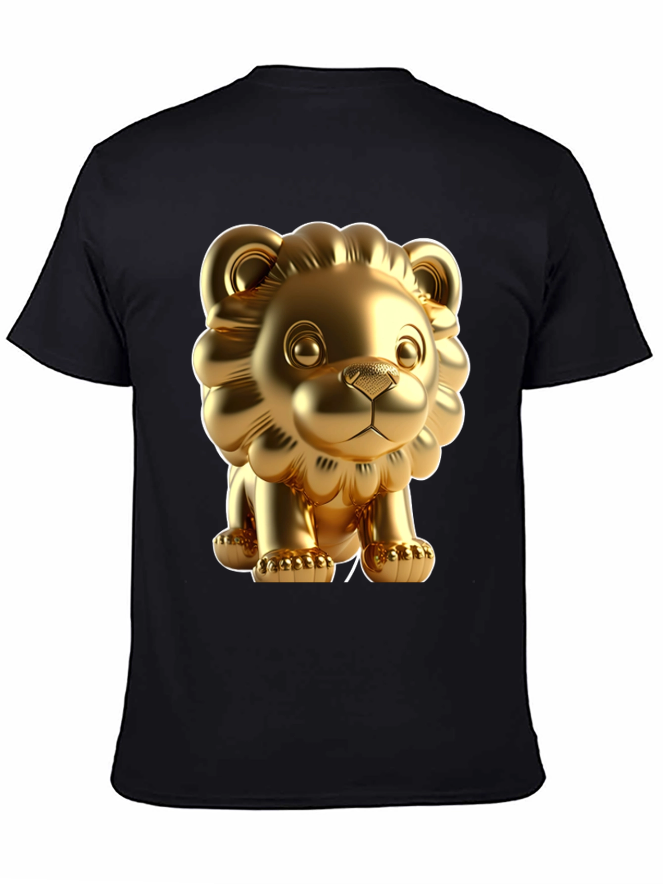 Golden Lion Graphic Tee - Bold Style Soft Fabric