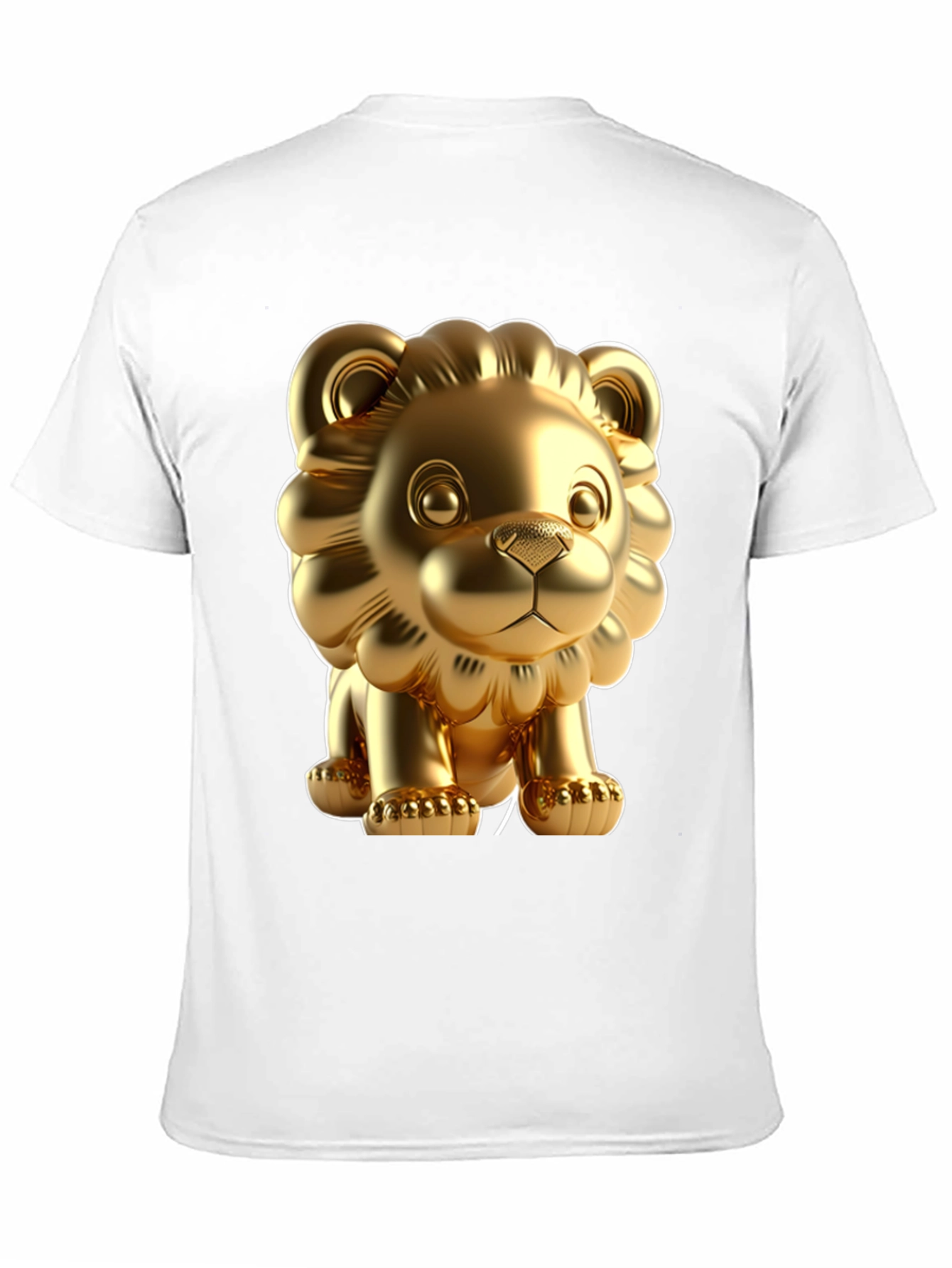 Golden Lion Graphic Tee - Bold Style Soft Fabric