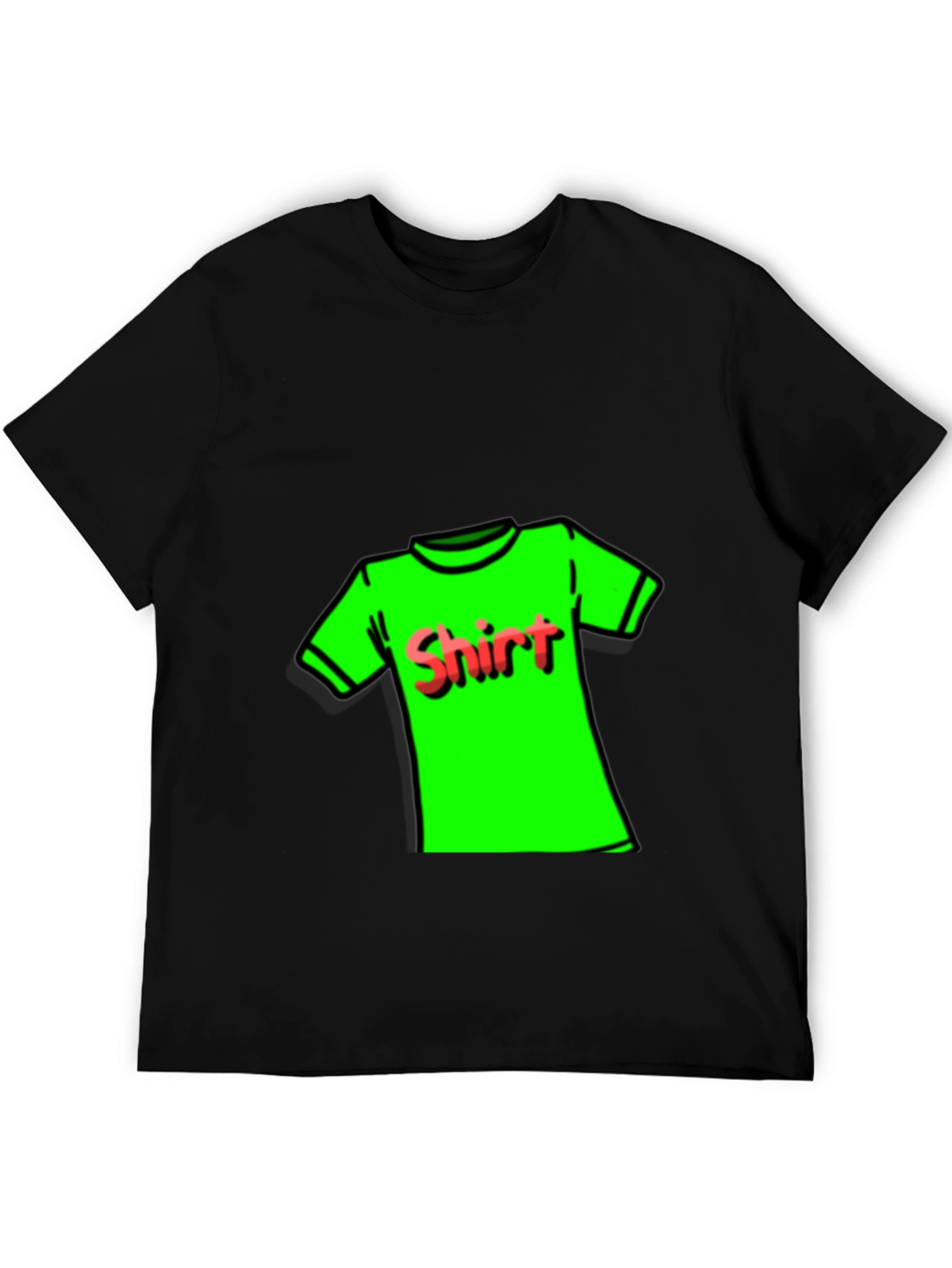 Novelty T-Shirt: Neon Green Shirt Design