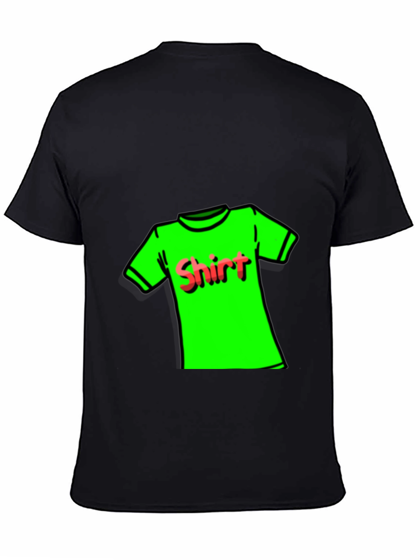 Novelty T-Shirt: Neon Green Shirt Design