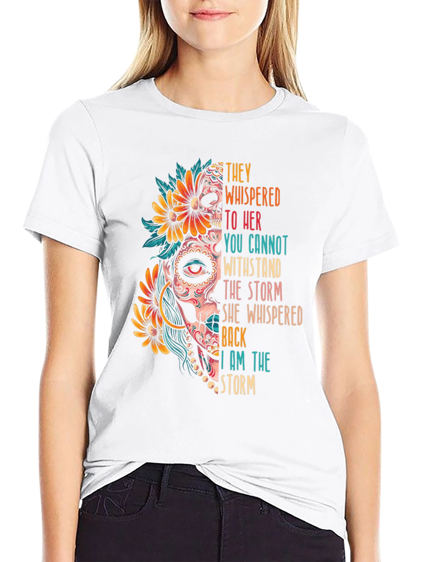 Sugar Skull “I Am the Storm” Graphic Tee