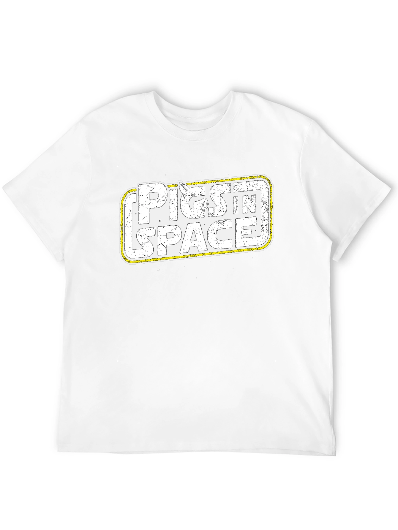 Pigs in Space Graphic T-Shirt - Cool Retro Design