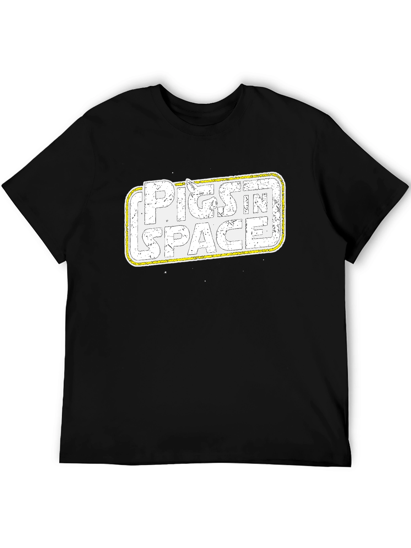 Pigs in Space Graphic T-Shirt - Cool Retro Design