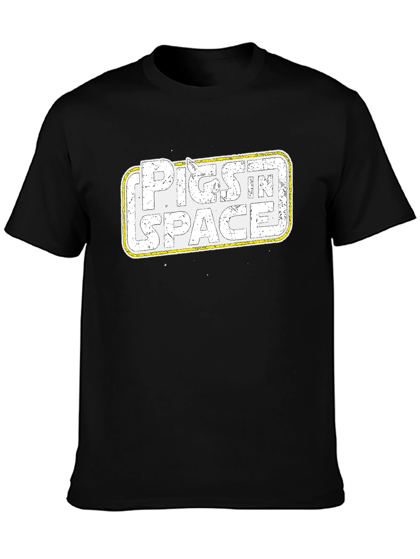 Pigs in Space Graphic T-Shirt - Cool Retro Design