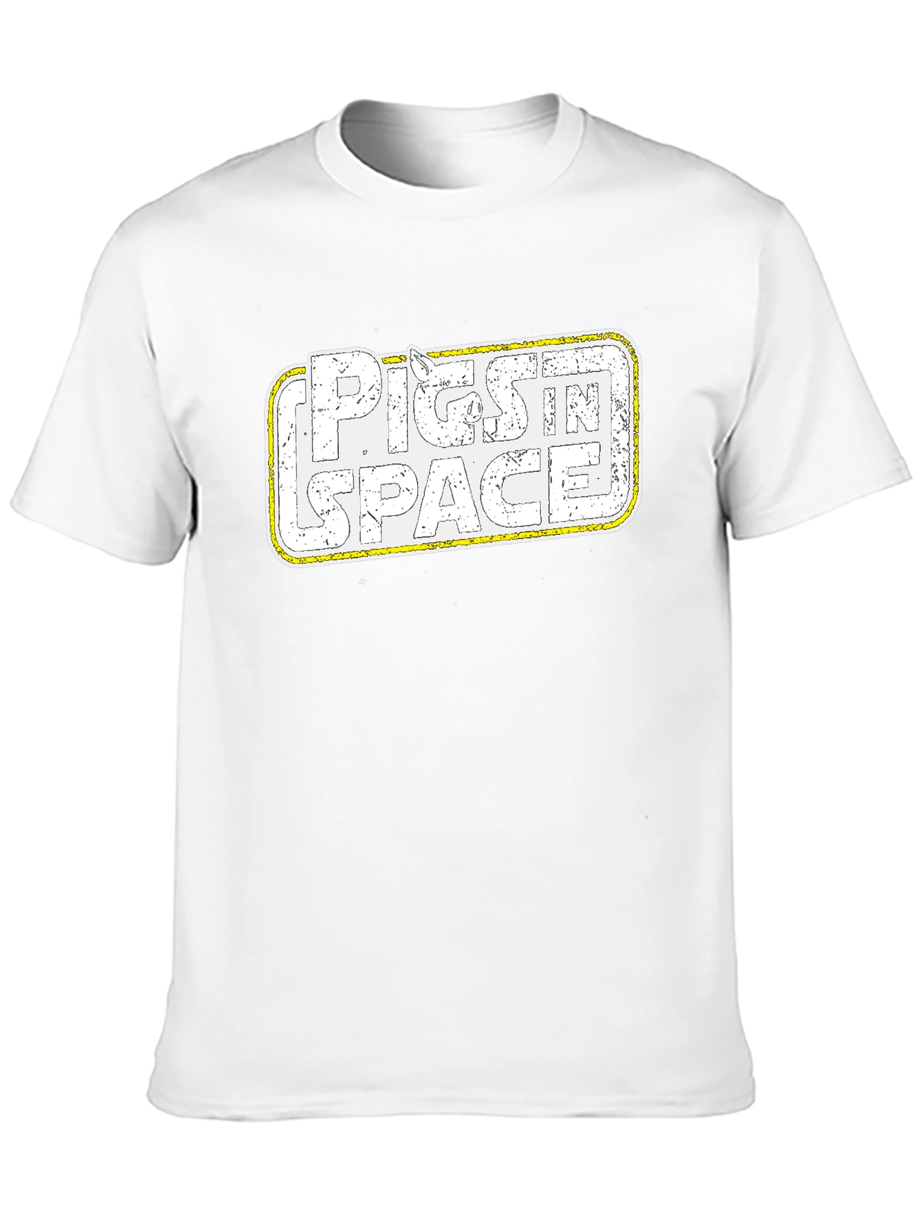 Pigs in Space Graphic T-Shirt - Cool Retro Design
