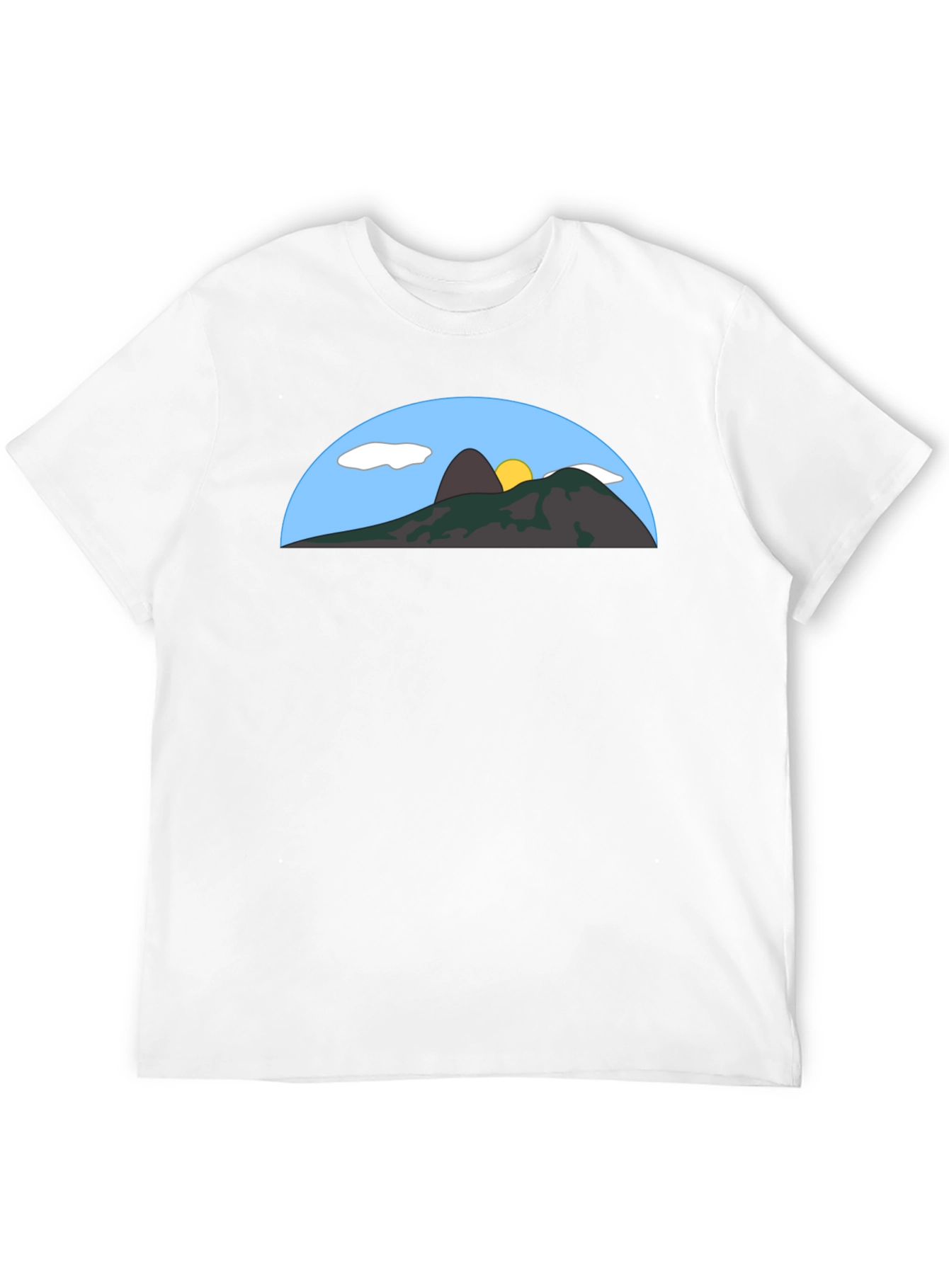 Mountain Graphic Black Tee