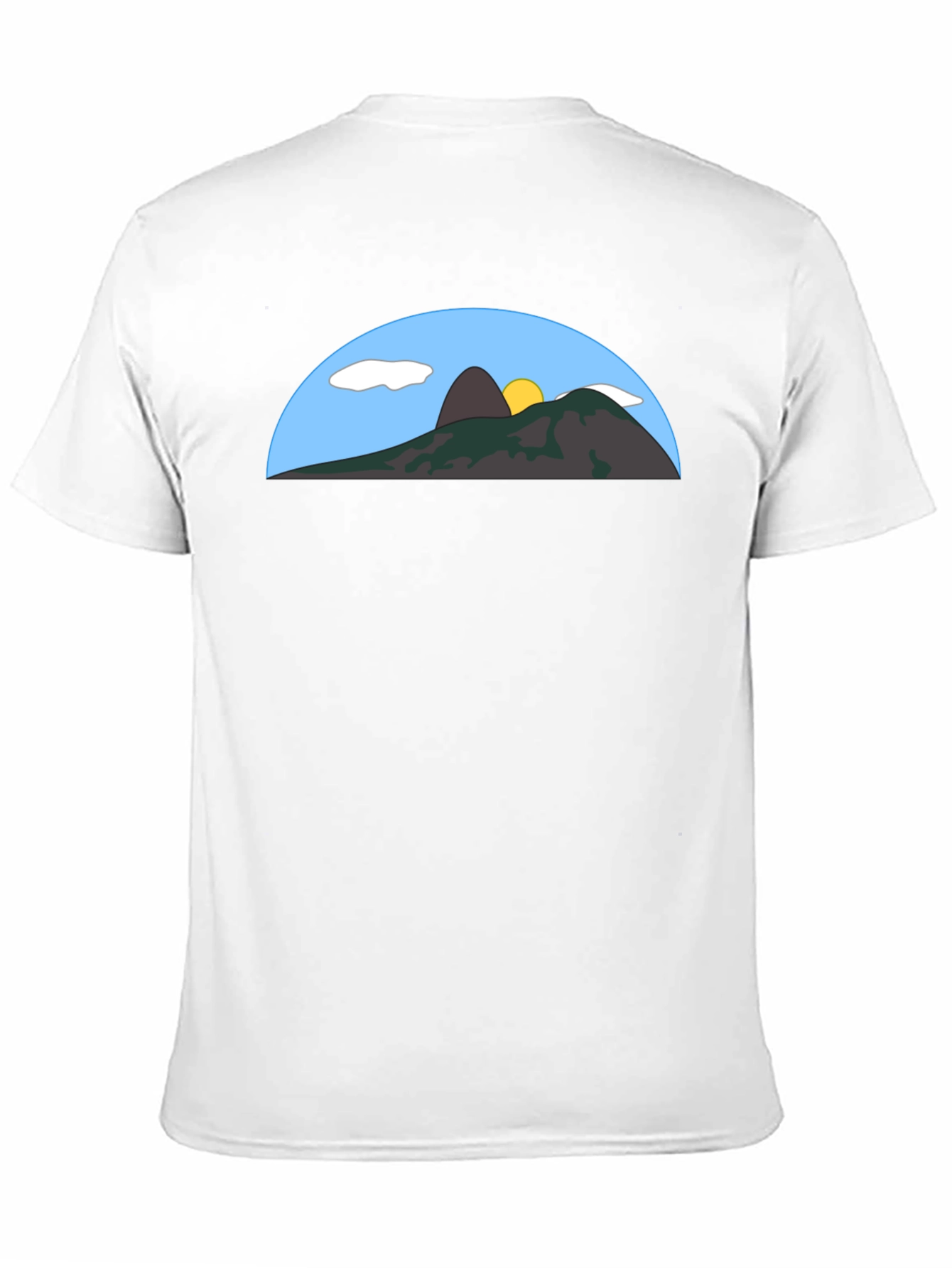 Mountain Graphic Black Tee