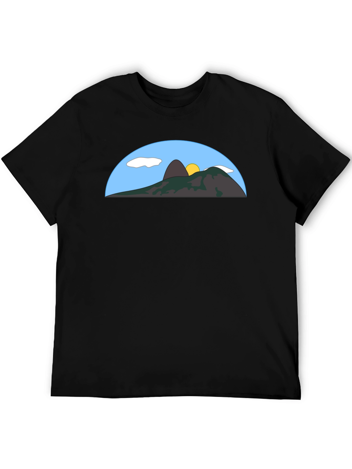 Mountain Graphic Black Tee