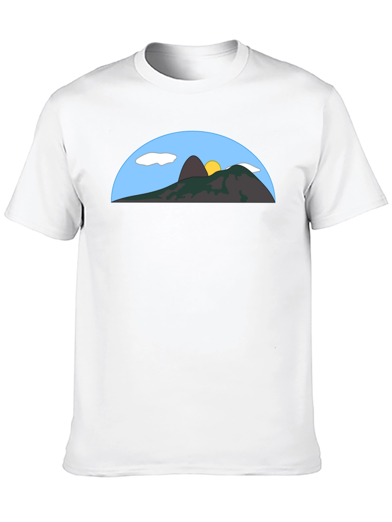 Mountain Graphic Black Tee