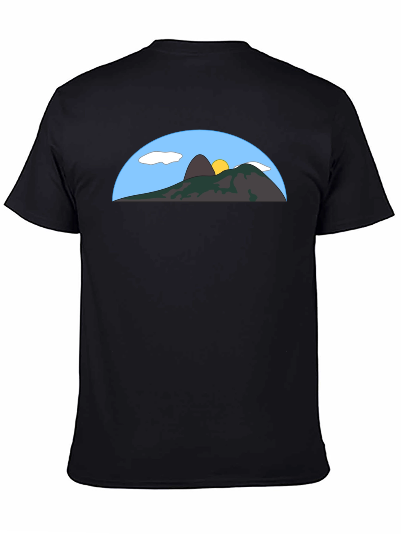 Mountain Graphic Black Tee