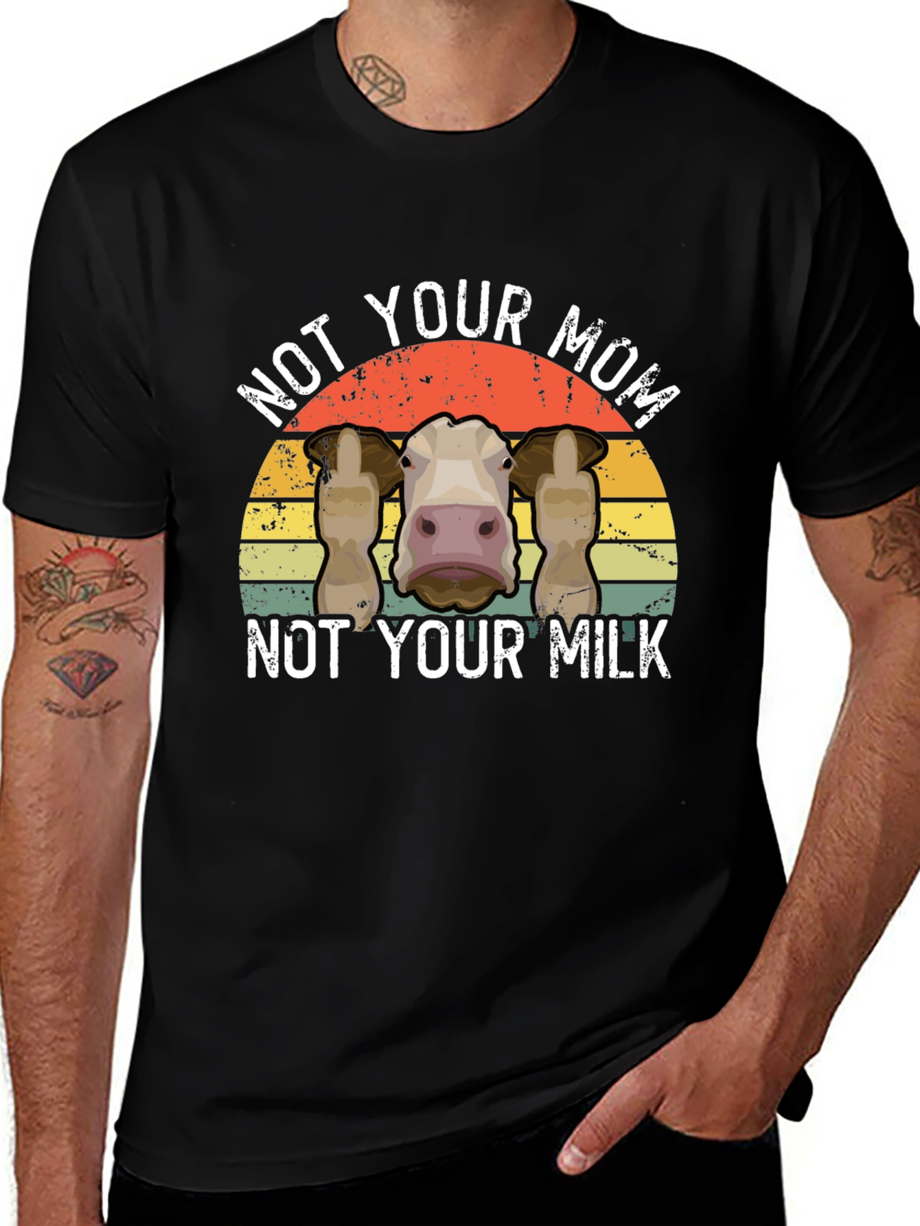 Not Your Mom Not Your Milk Cow Graphic Tee