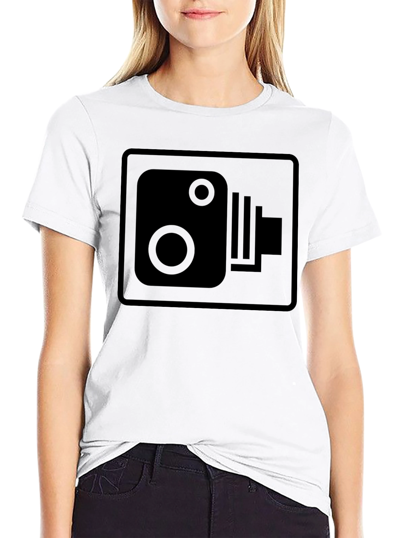 Black Speed Camera T-Shirt