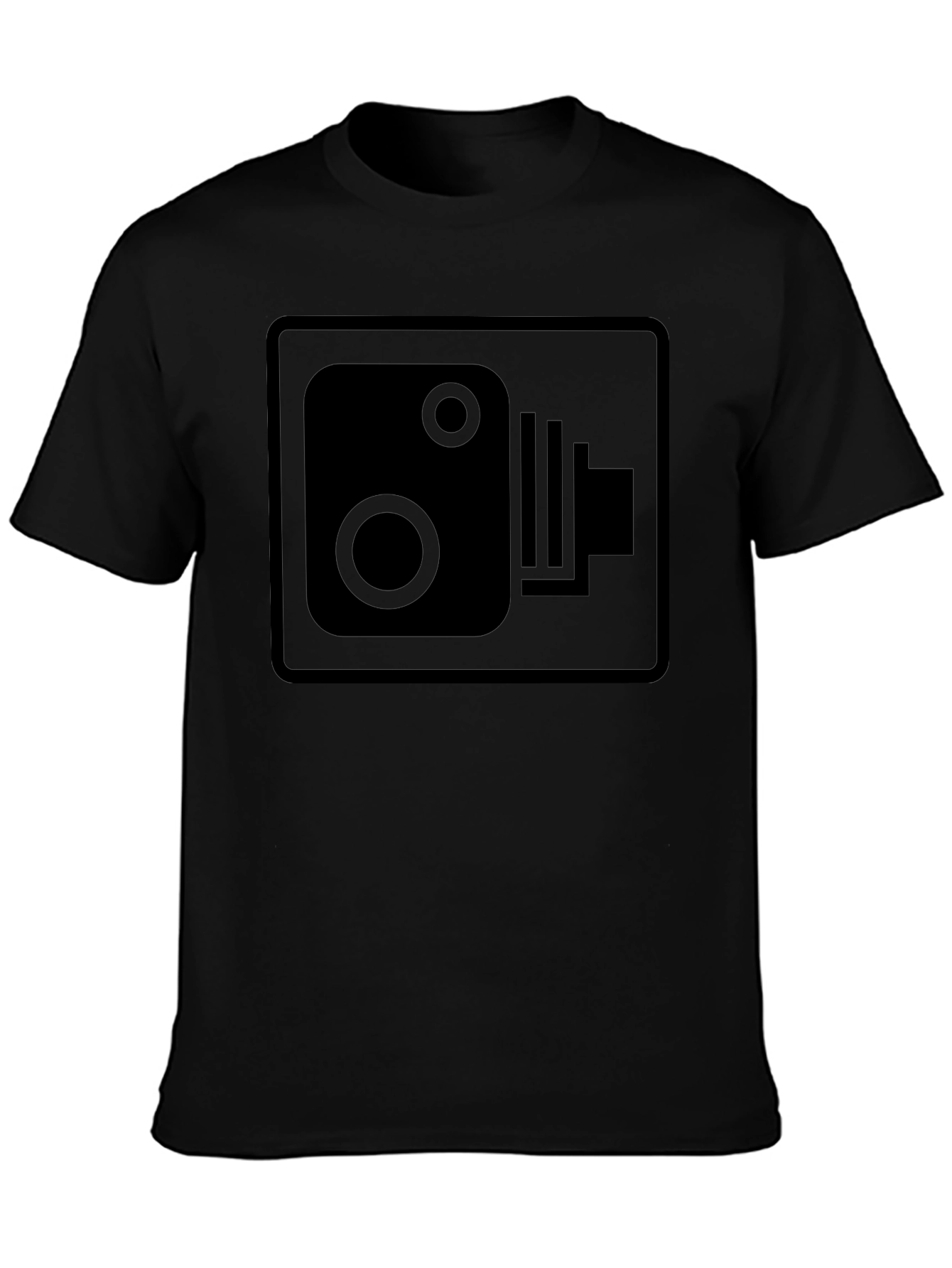 Black Speed Camera T-Shirt