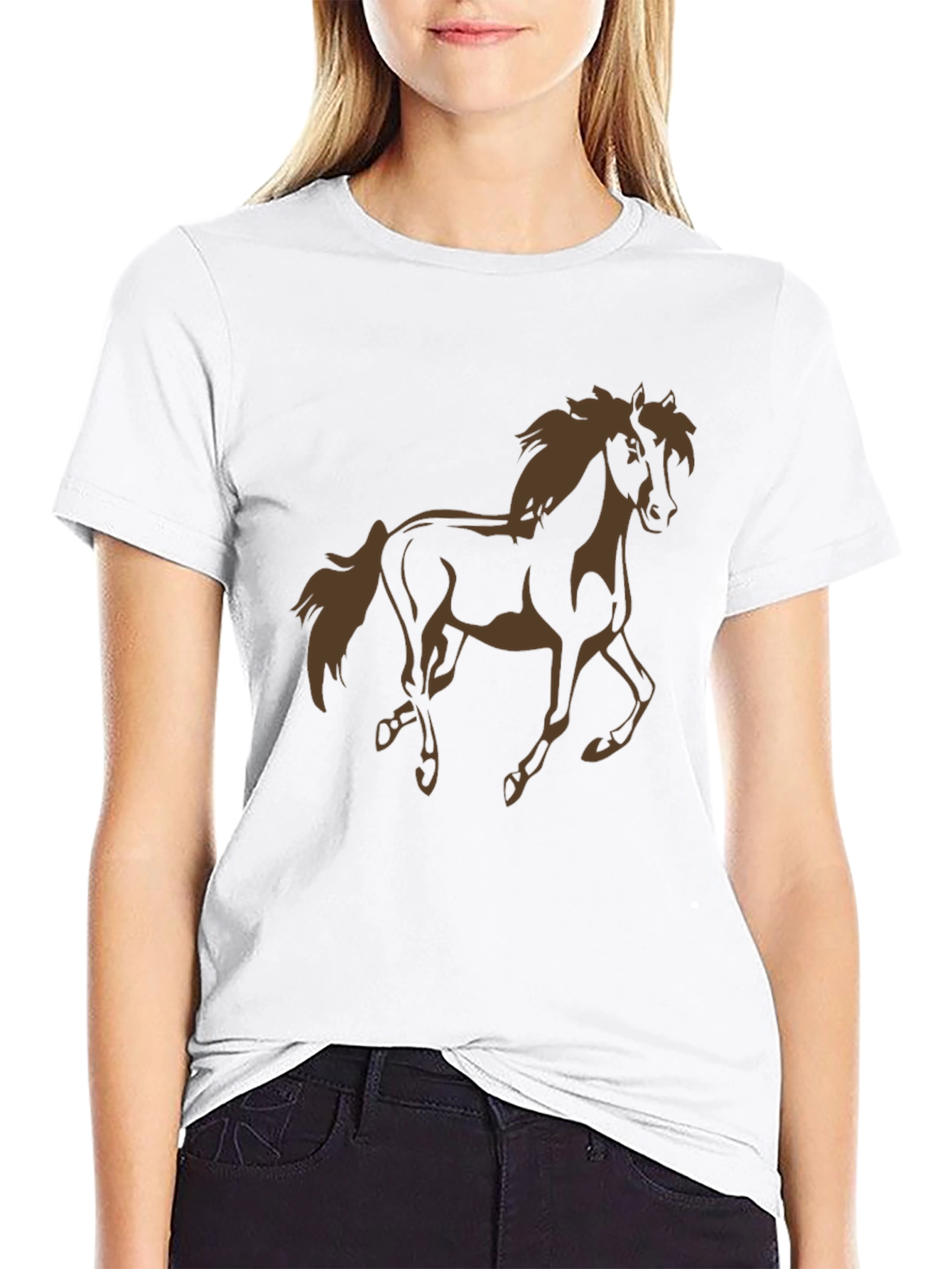 Horse Graphic T-Shirt - Stylish Mens Tee