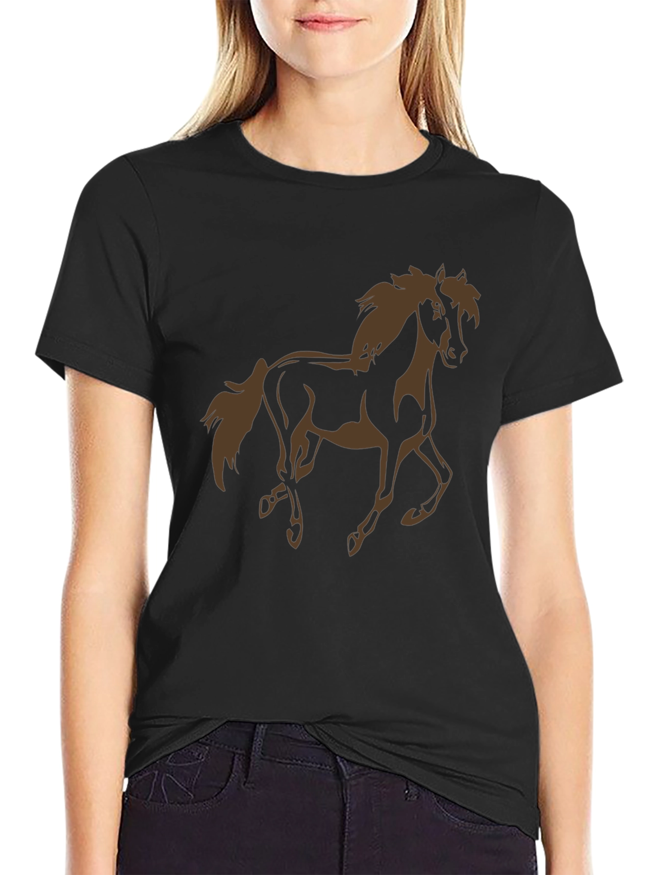 Horse Graphic T-Shirt - Stylish Mens Tee