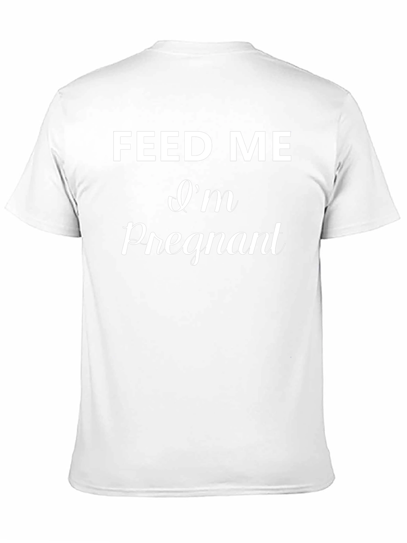Feed Me Im Pregnant T-Shirt - Funny Maternity Tee