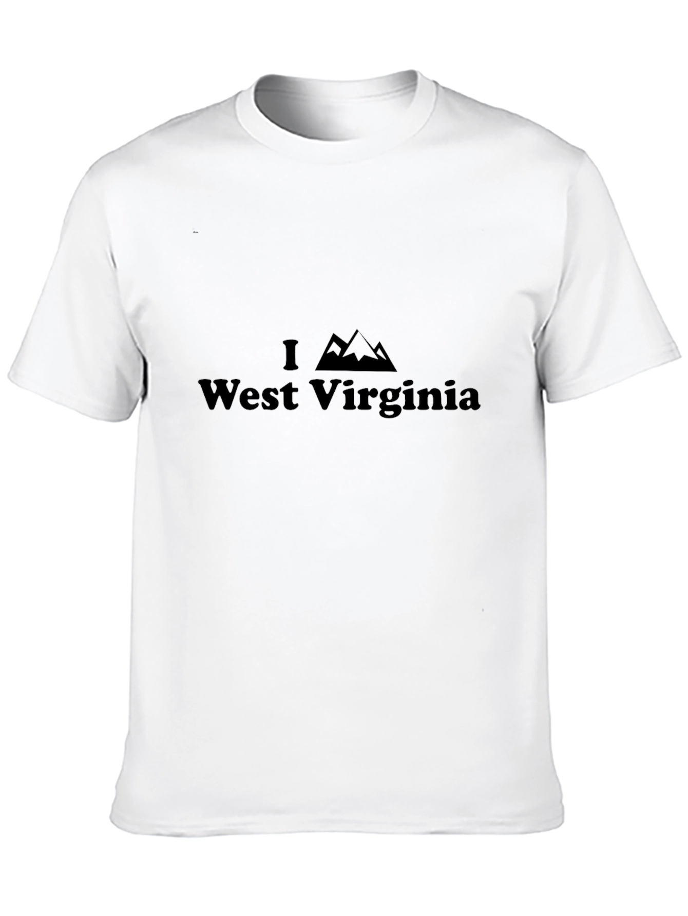 I Love West Virginia Black Graphic Tee