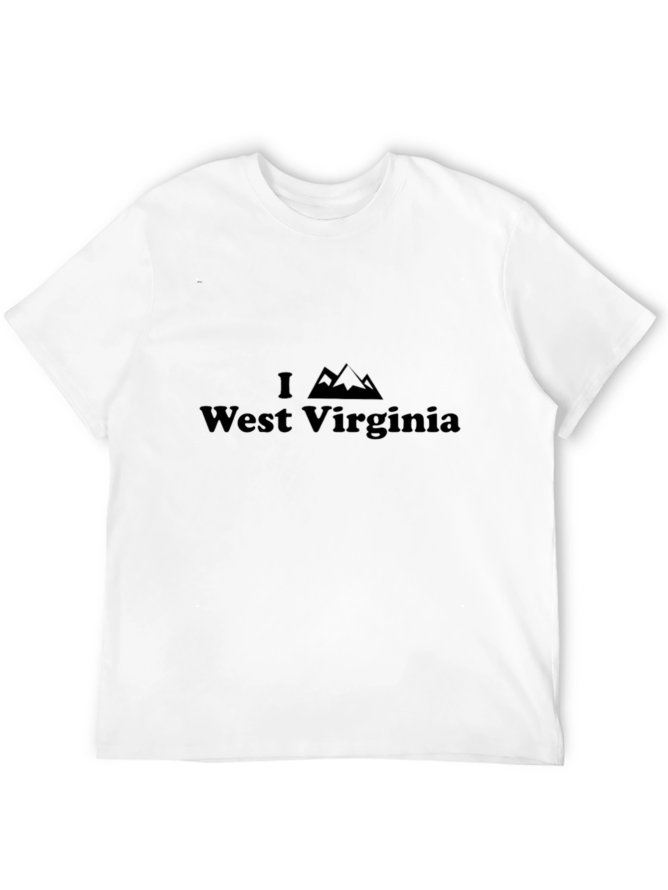 I Love West Virginia Black Graphic Tee