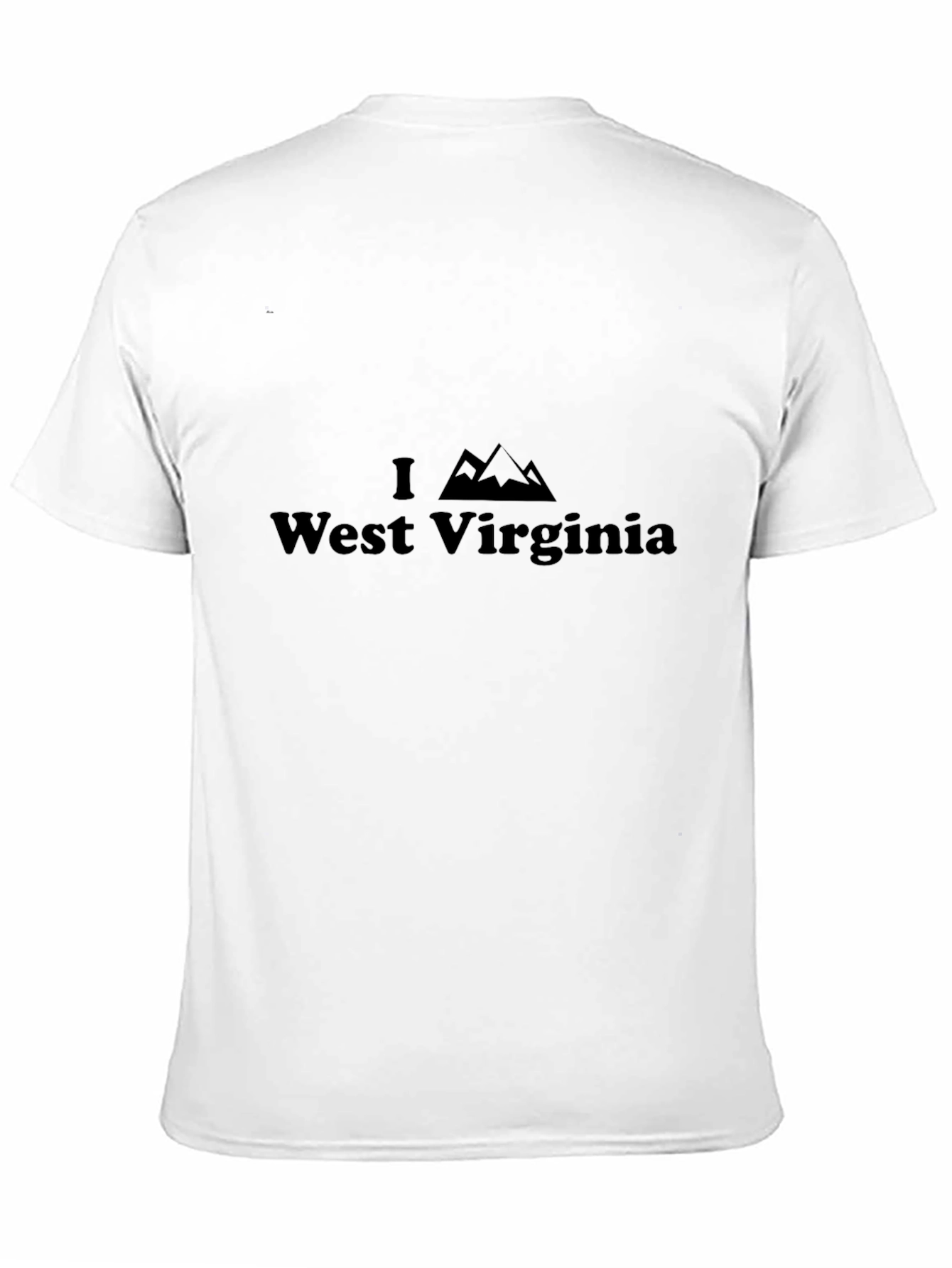 I Love West Virginia Black Graphic Tee