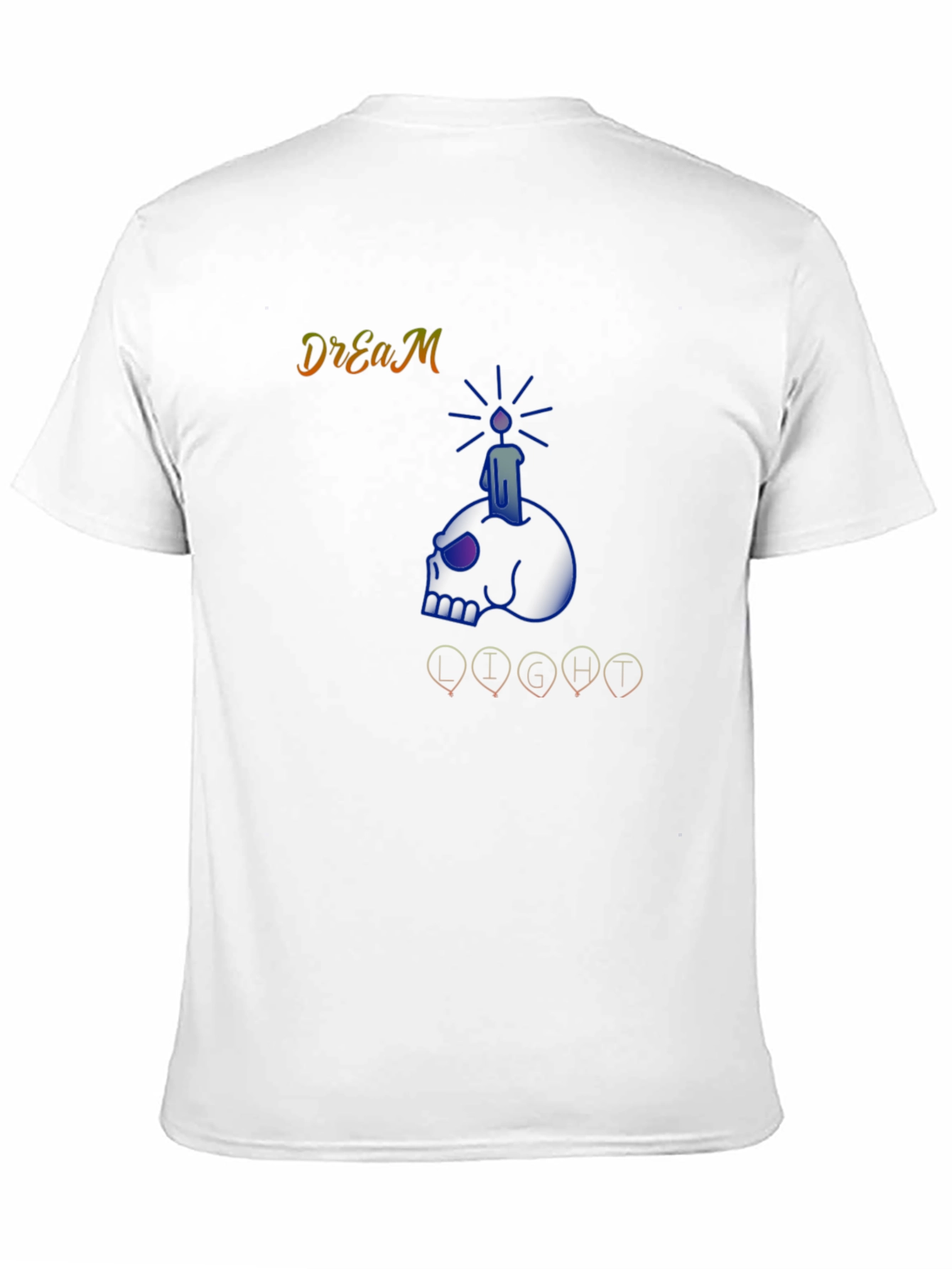 Dream Light Graphic Print Black T-Shirt