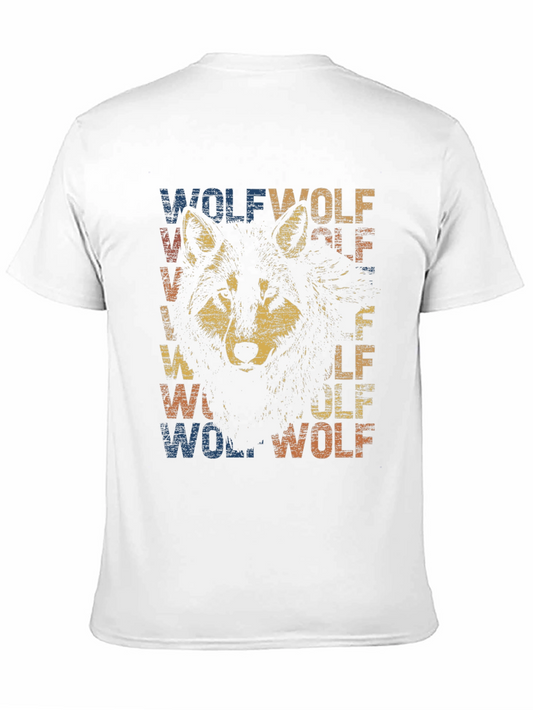 Vintage Wolf Graphic T-Shirt - Retro Style Tee