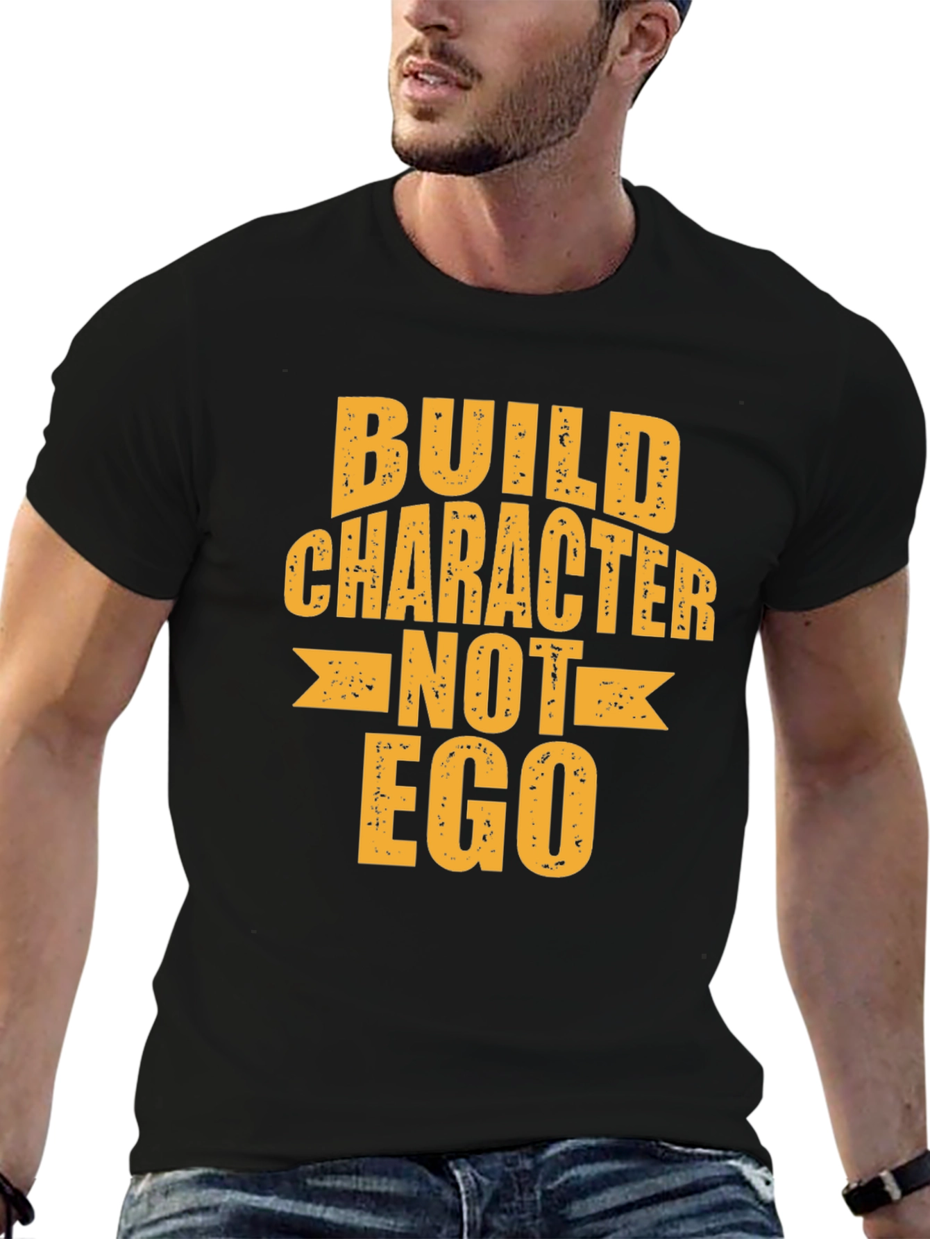 Build Character Not Ego Graphic Tee