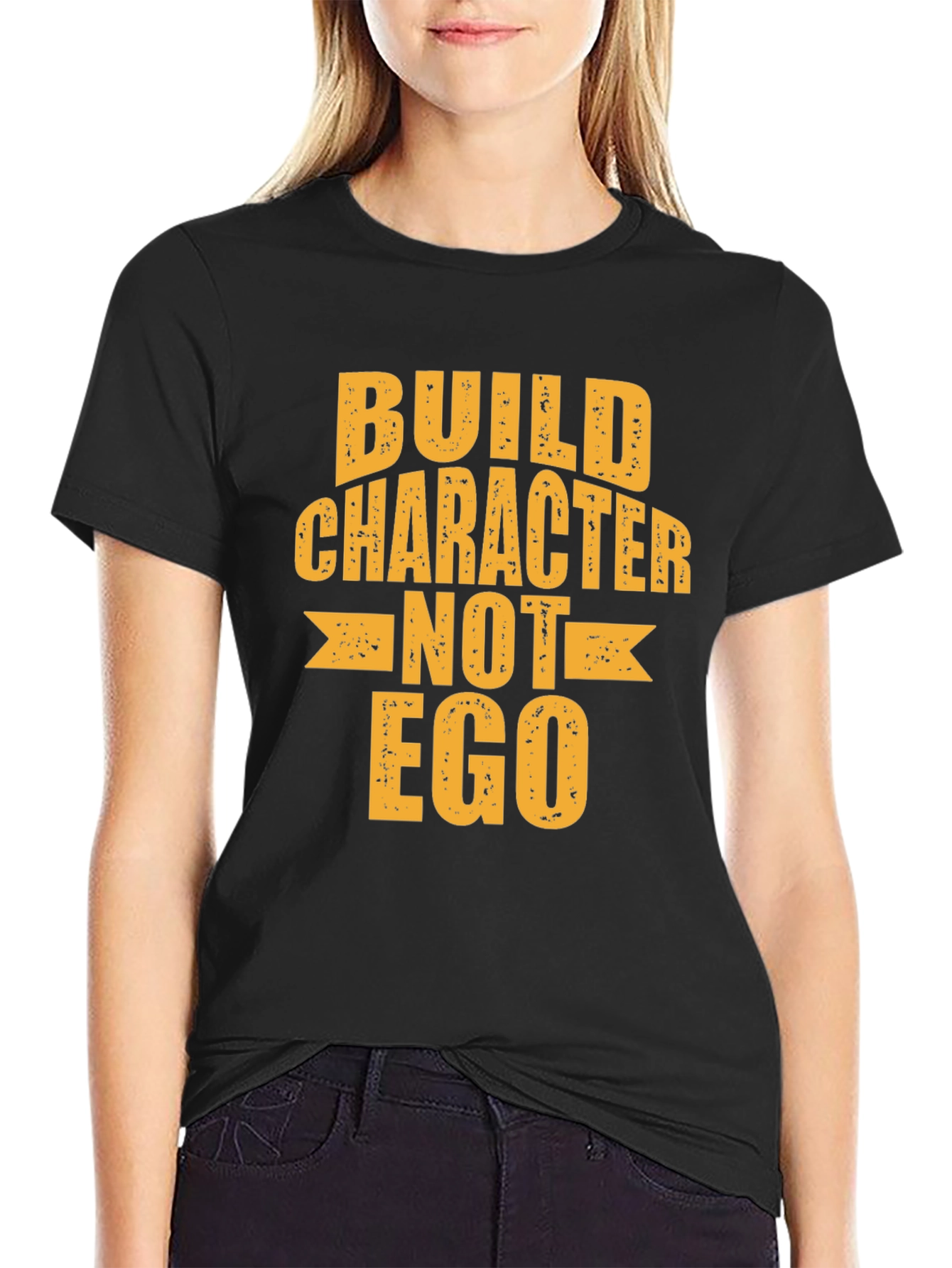 Build Character Not Ego Graphic Tee