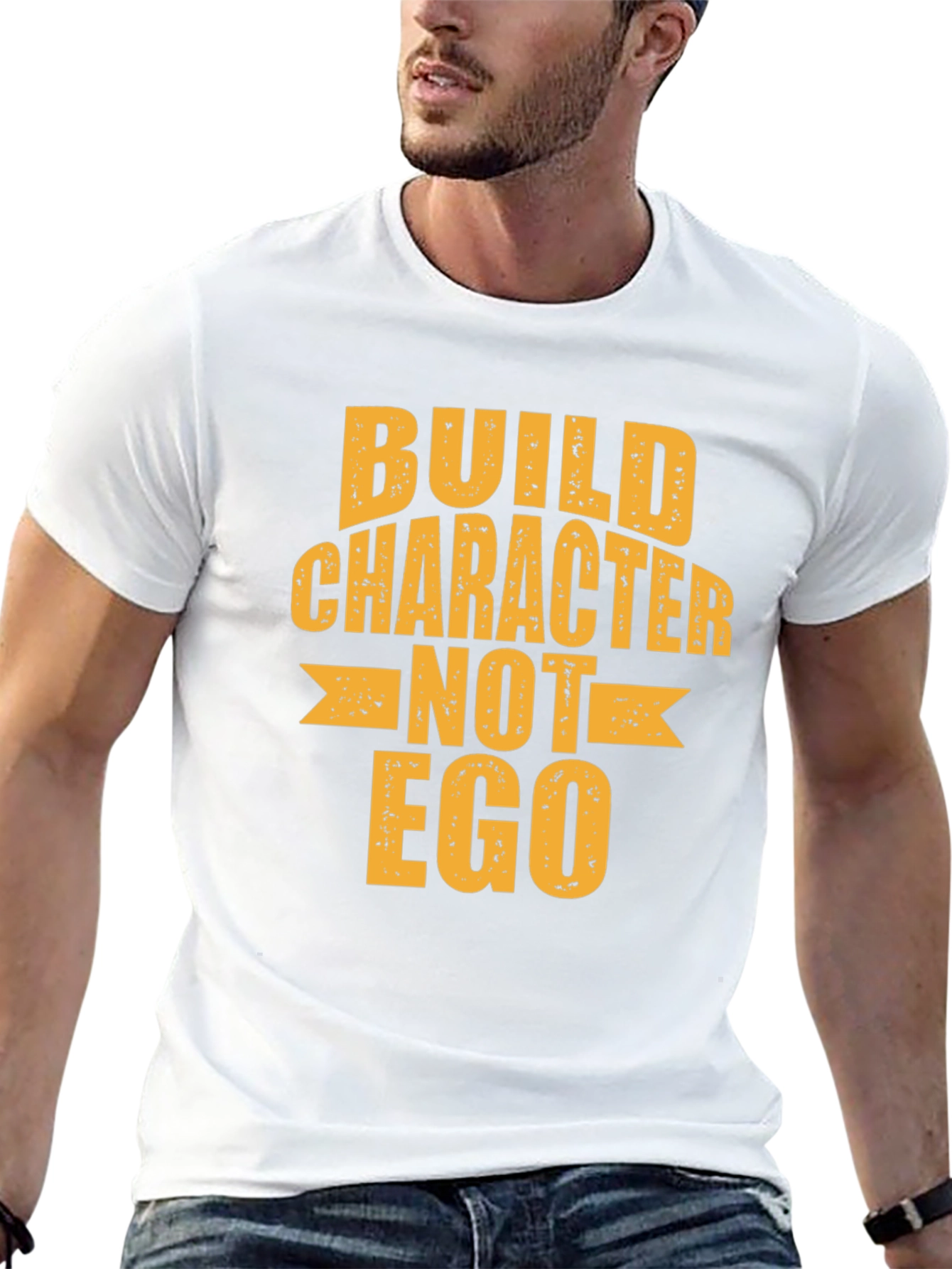 Build Character Not Ego Graphic Tee