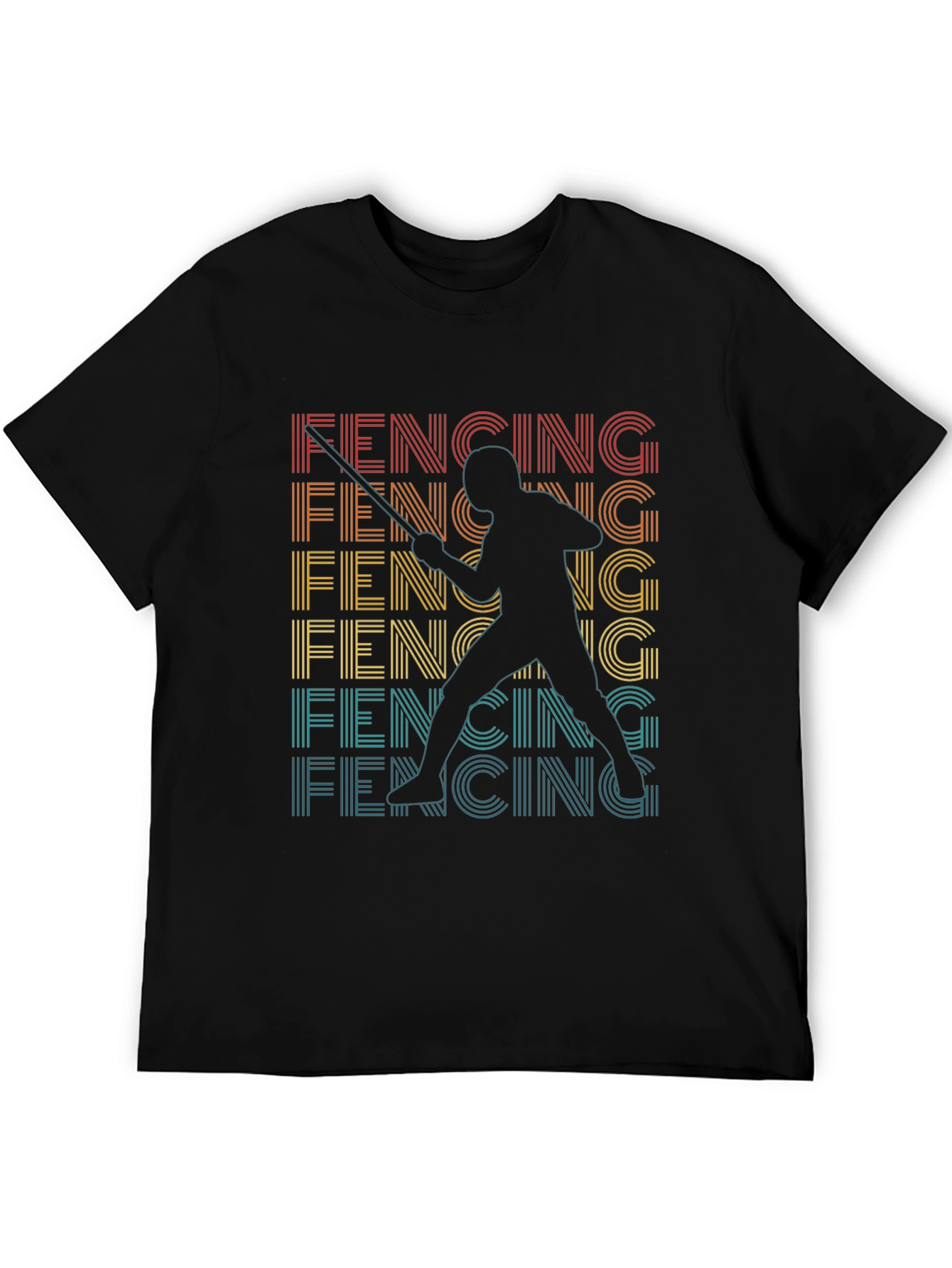 Fencing Silhouette Graphic Tee