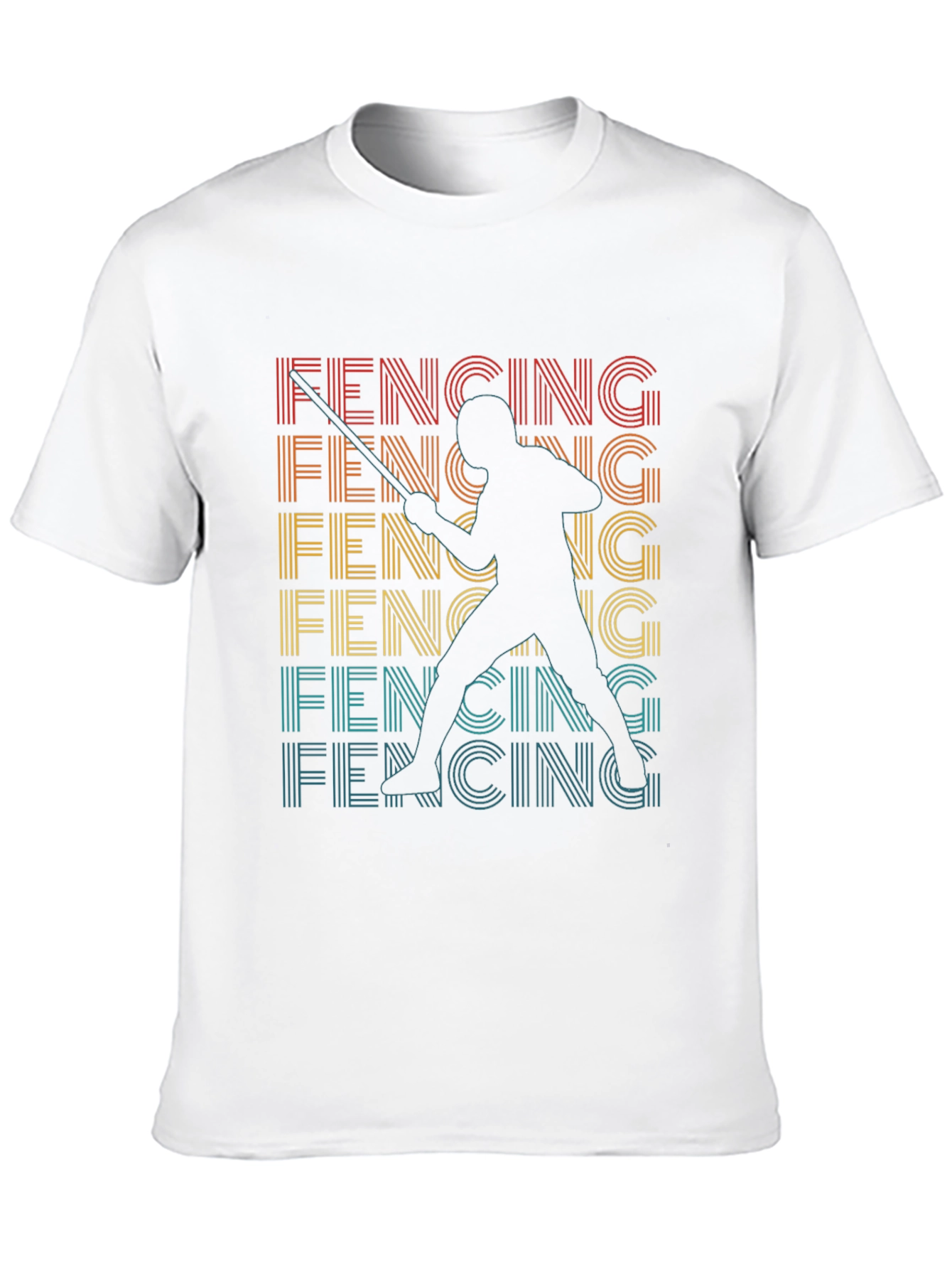 Fencing Silhouette Graphic Tee