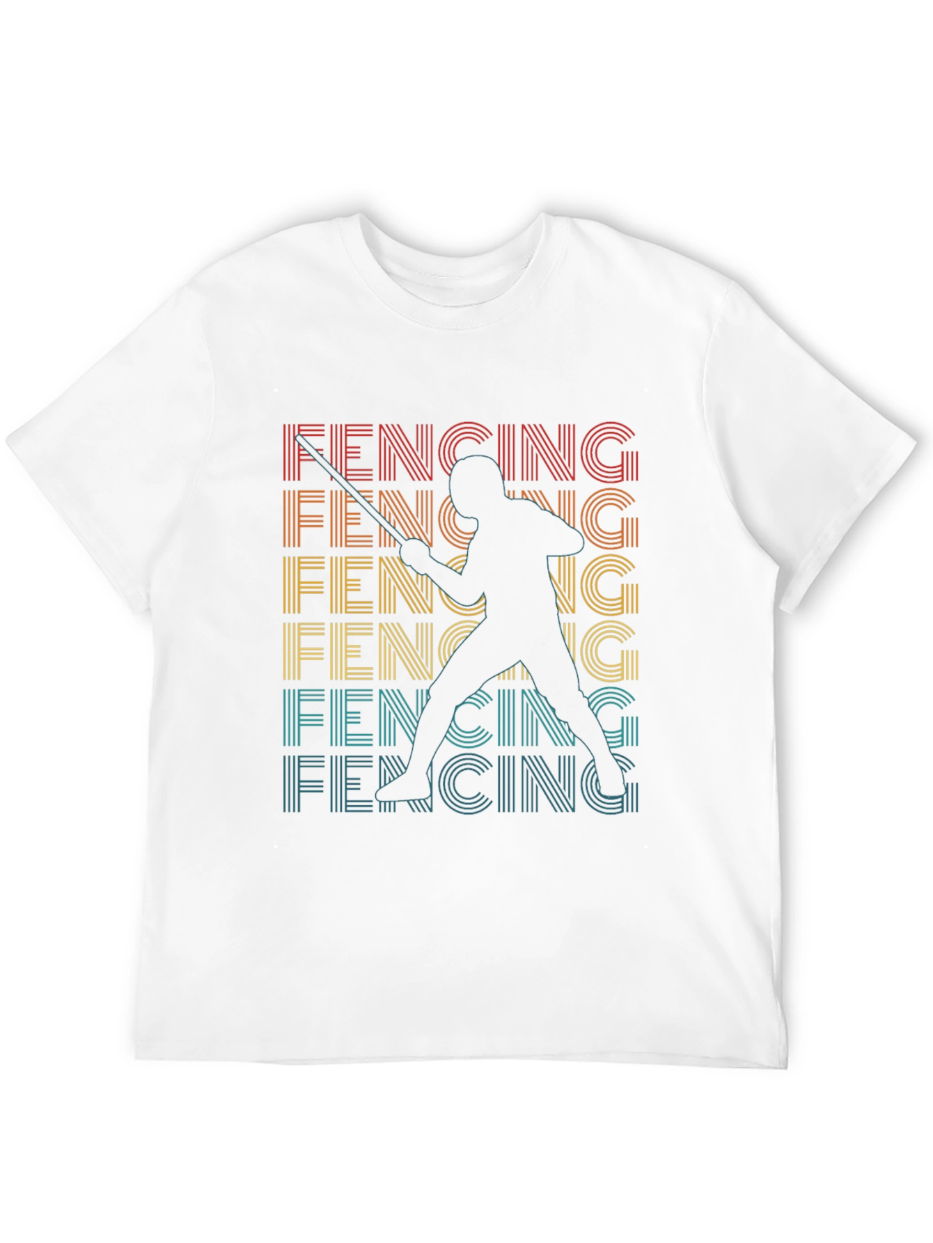 Fencing Silhouette Graphic Tee
