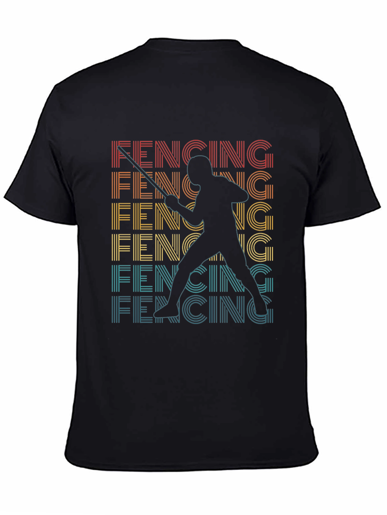 Fencing Silhouette Graphic Tee