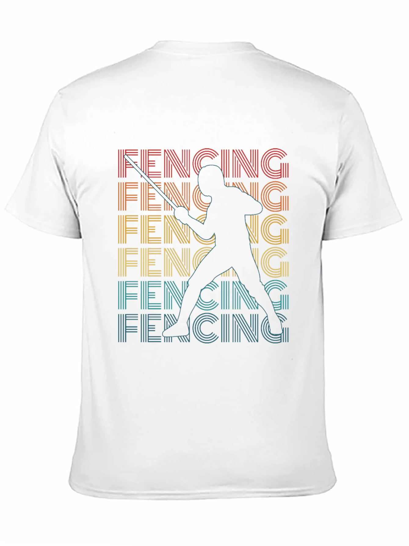 Fencing Silhouette Graphic Tee