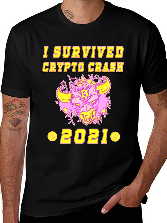 I Survived Crypto Crash 2021 Graphic Tee