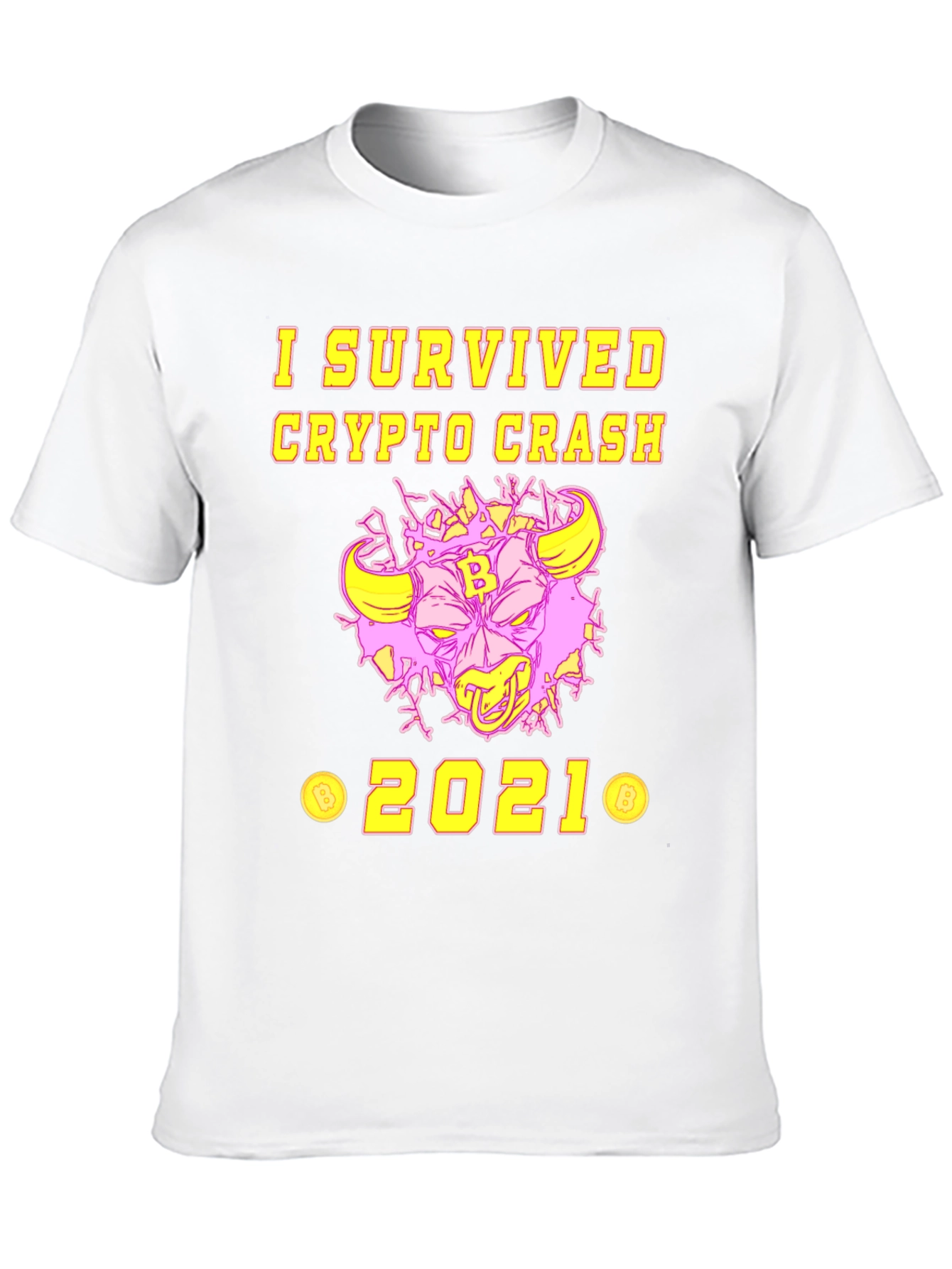 I Survived Crypto Crash 2021 Graphic Tee