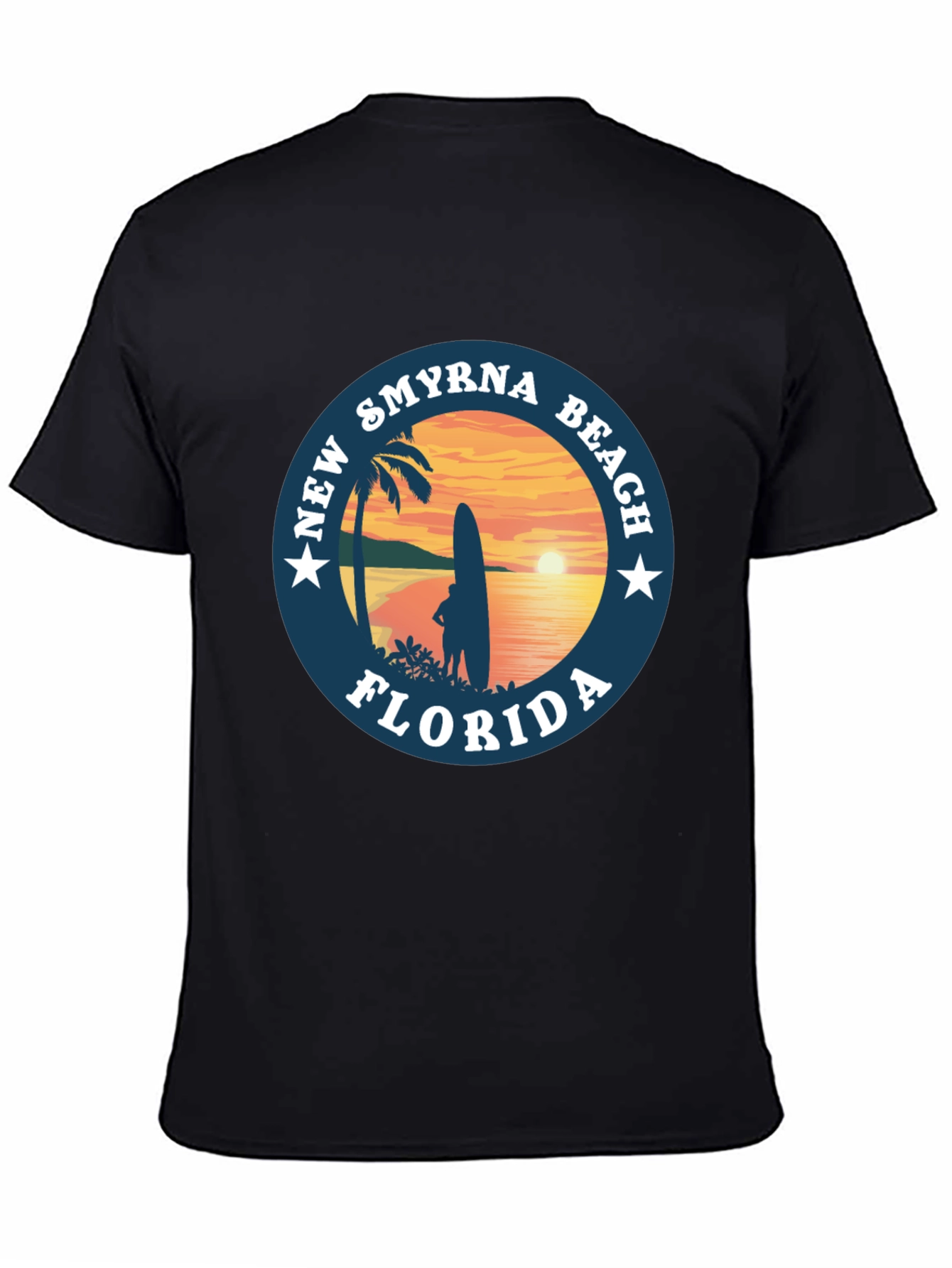 New Smyrna Beach Florida T-Shirt Surf Design