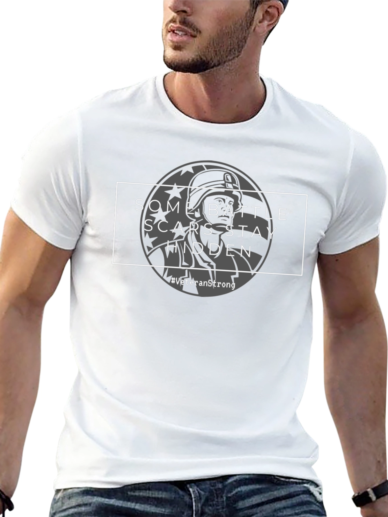 Veteran Strong Graphic T-Shirt