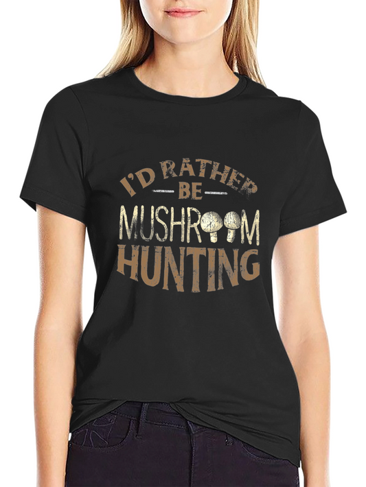 Mushroom Hunting Graphic Tee