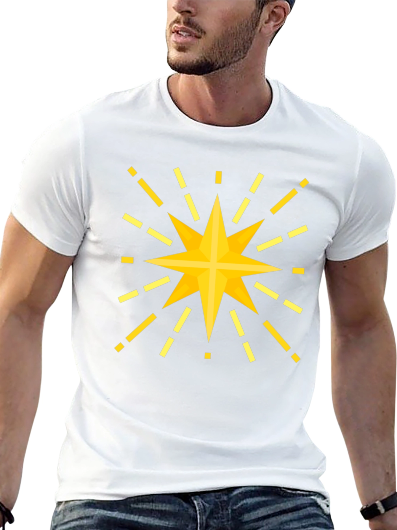 Radiant Star Graphic Tee - Mens Black T-Shirt