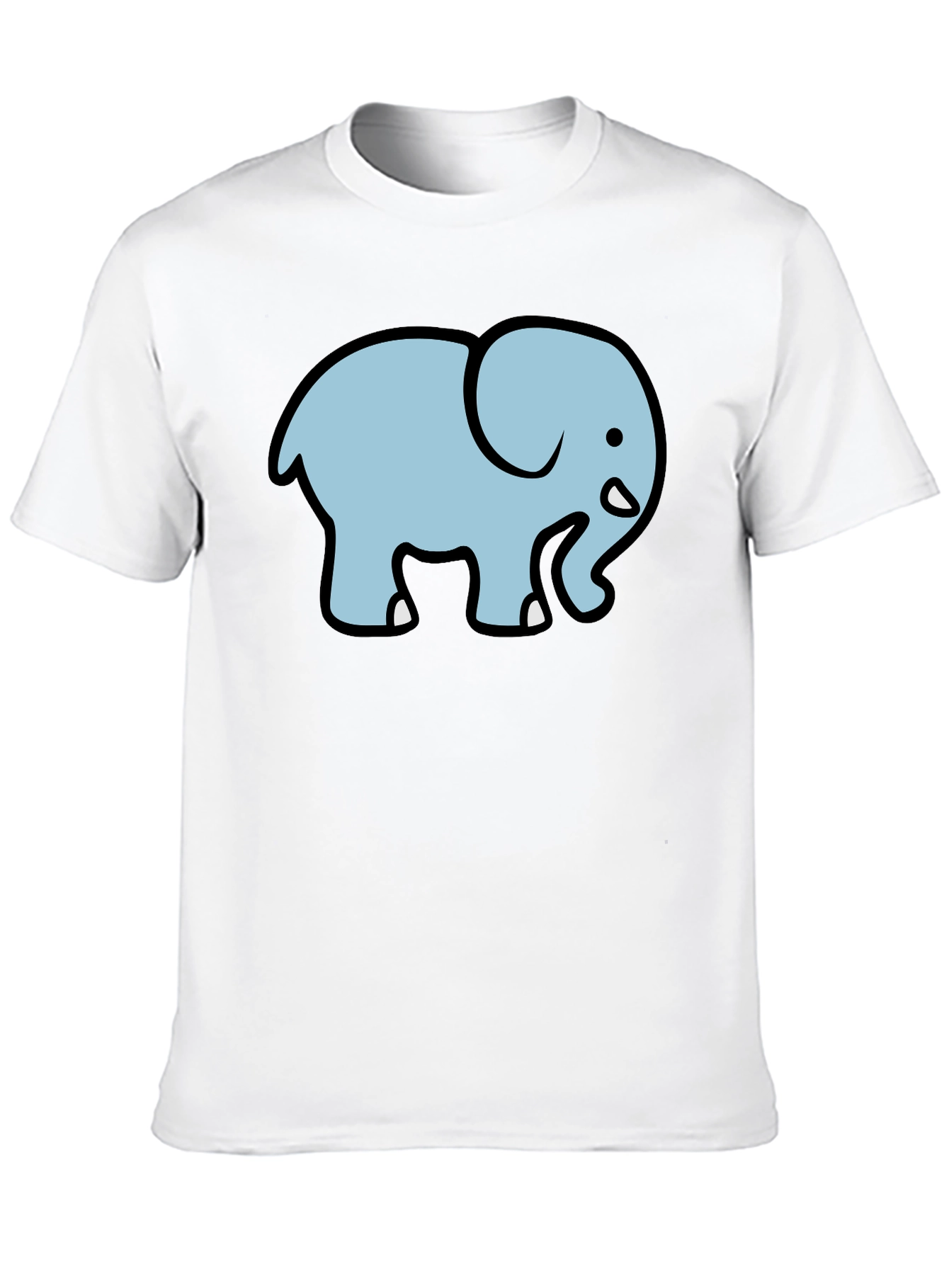 Elephant Graphic T-Shirt - Soft Cotton Blend
